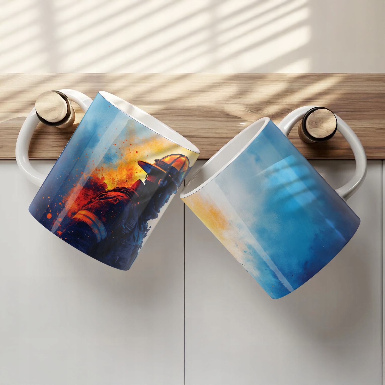 Kubek ceramiczny Dla Strażaka Wóz Strażacki Dla Dzieci Prezent