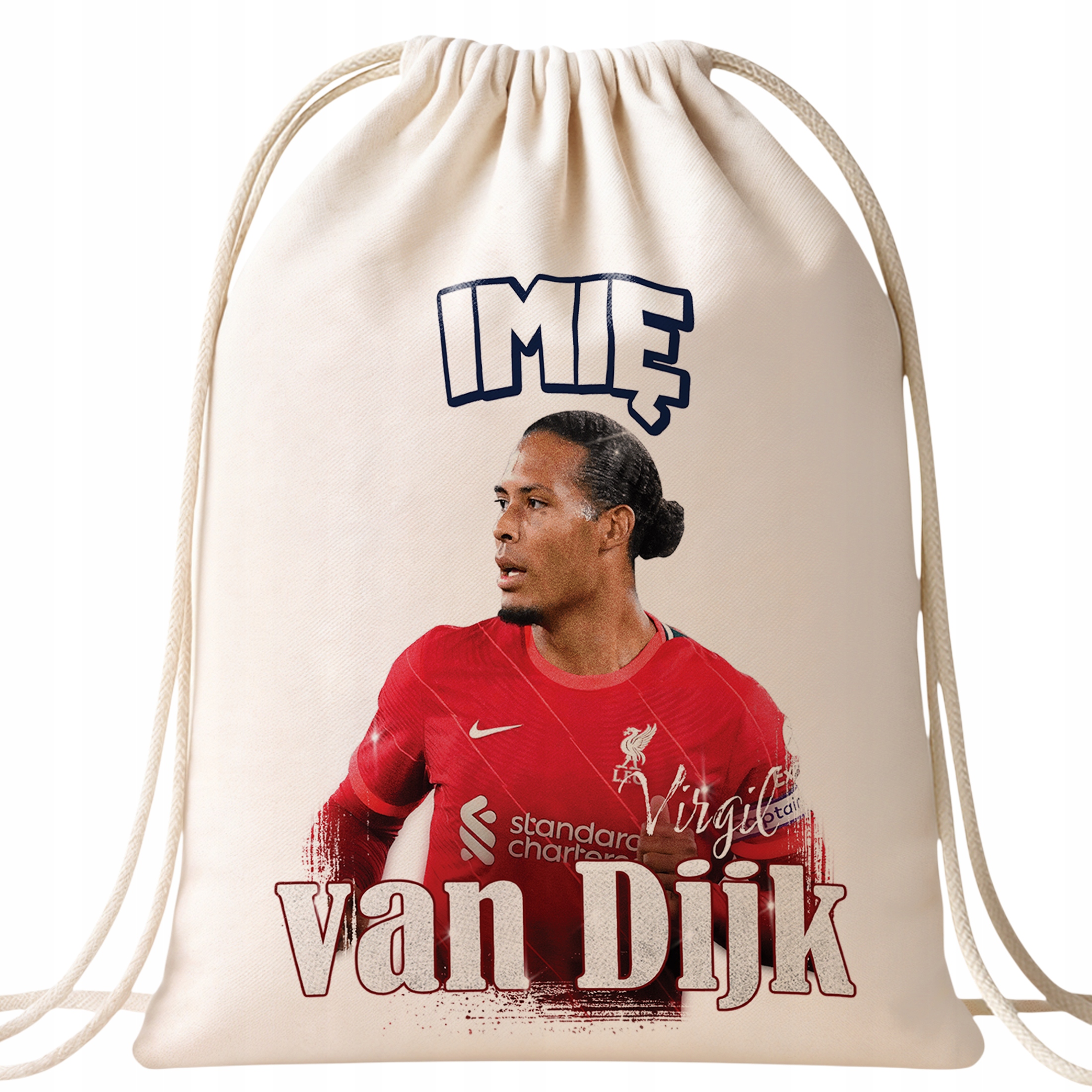 Zestaw personalizowany Kubek Piłkarski + Plecak Virgil van Dijk Liverpool