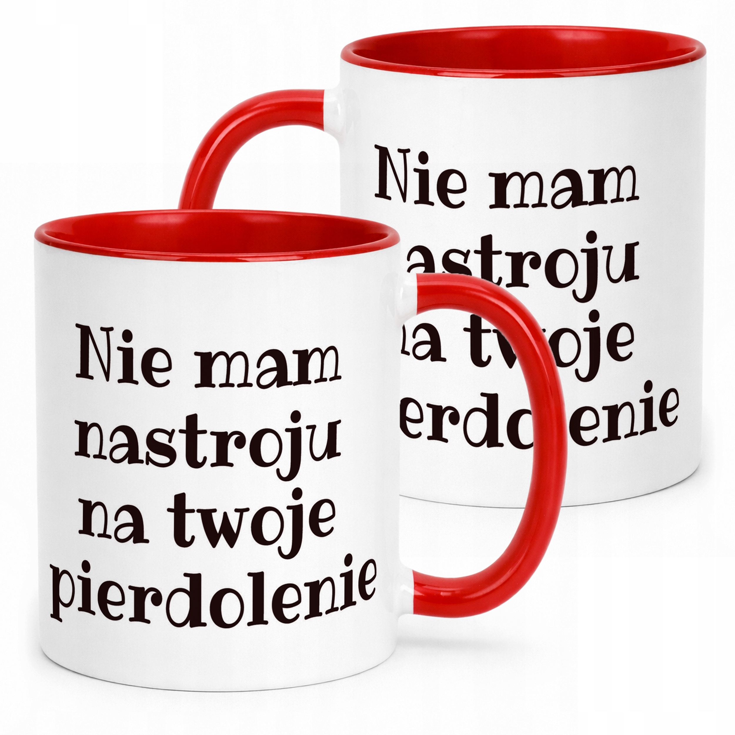 Kubek ceramiczny Nie Mam Nastroju Śmieszny Zabawny Prezent