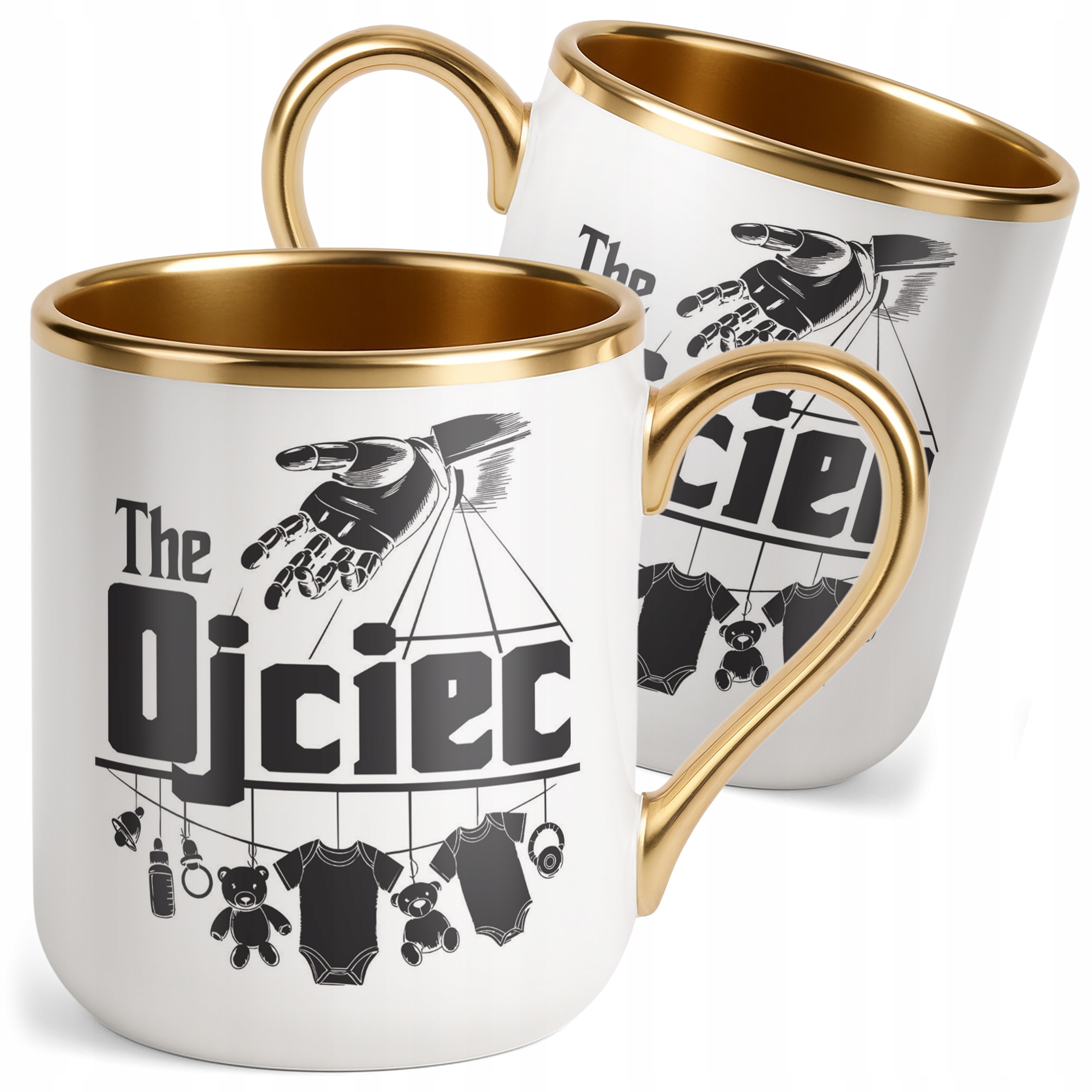 Kubek Premium Złoty Dzień Ojca Dla Taty The Ojciec Prezent