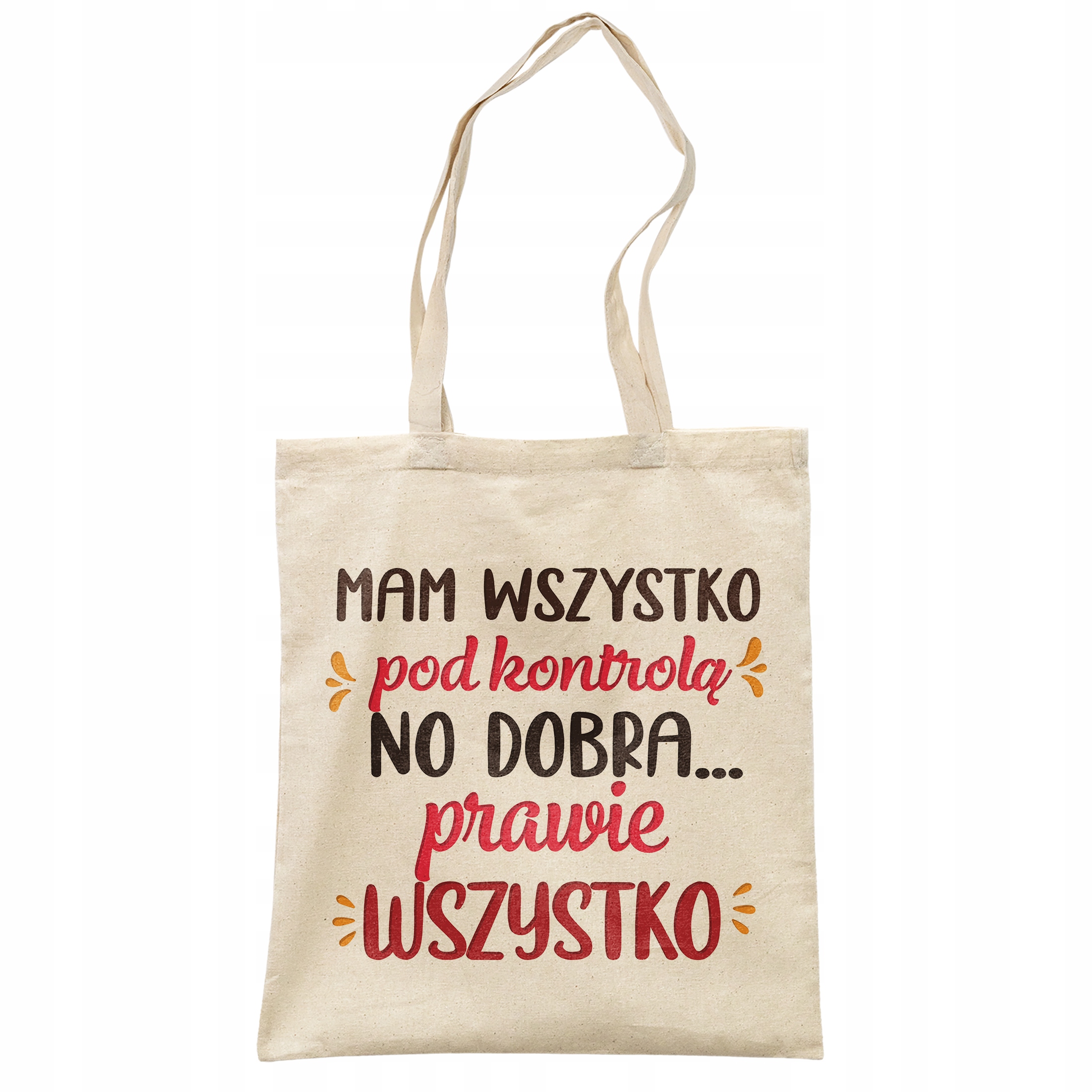 Torba bawełniana na zakupy prezent na Dzień Kobiet Wszystko Pod Kontrolą