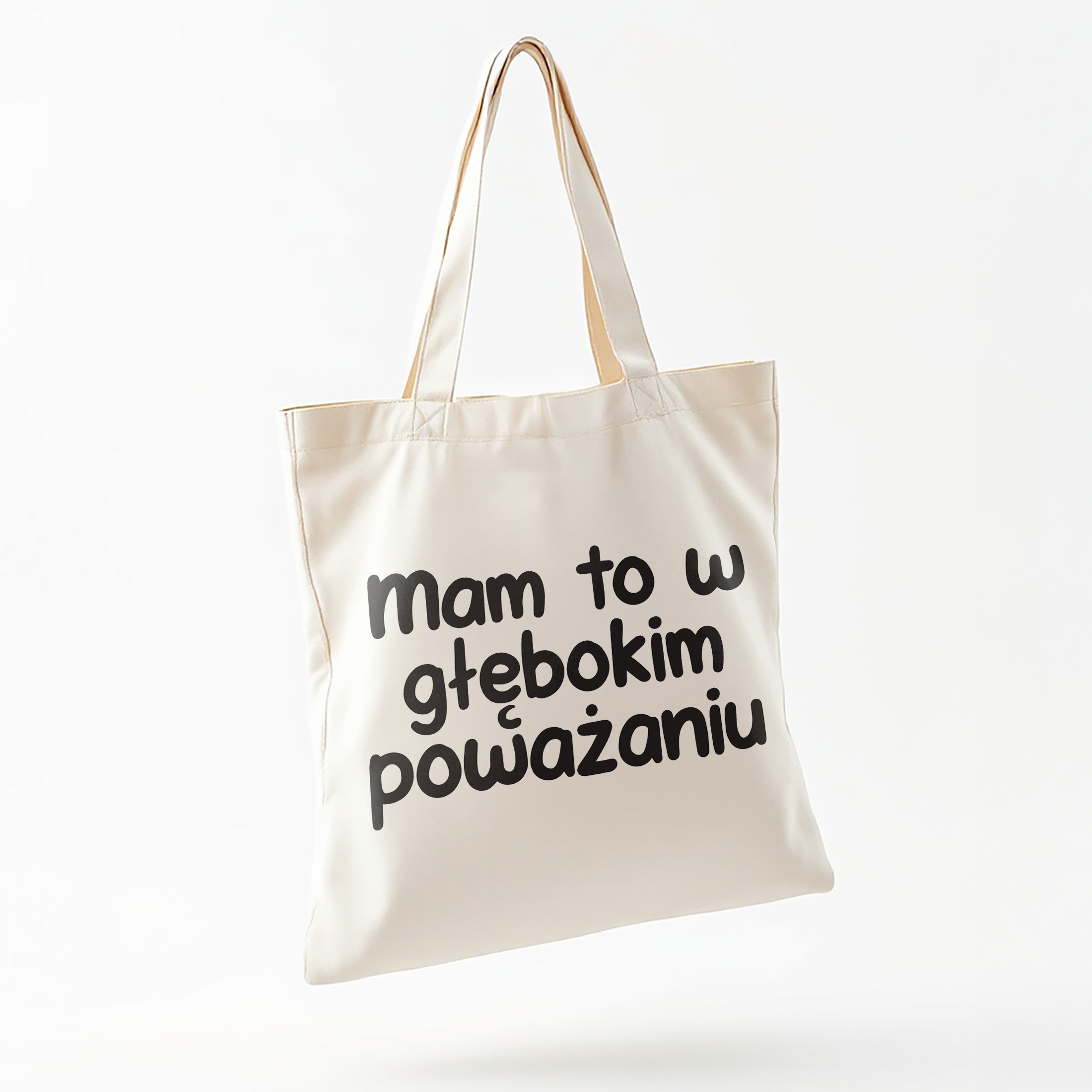 Torba bawełniana na zakupy Mam To W Głębokim Poważaniu Prezent