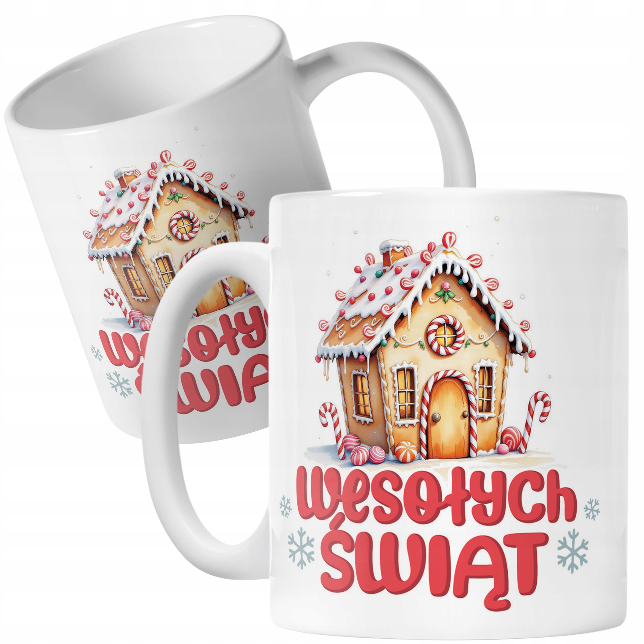 Kubek Ceramiczny Świąteczny Wesołych Świąt Boże Narodzenie Prezent