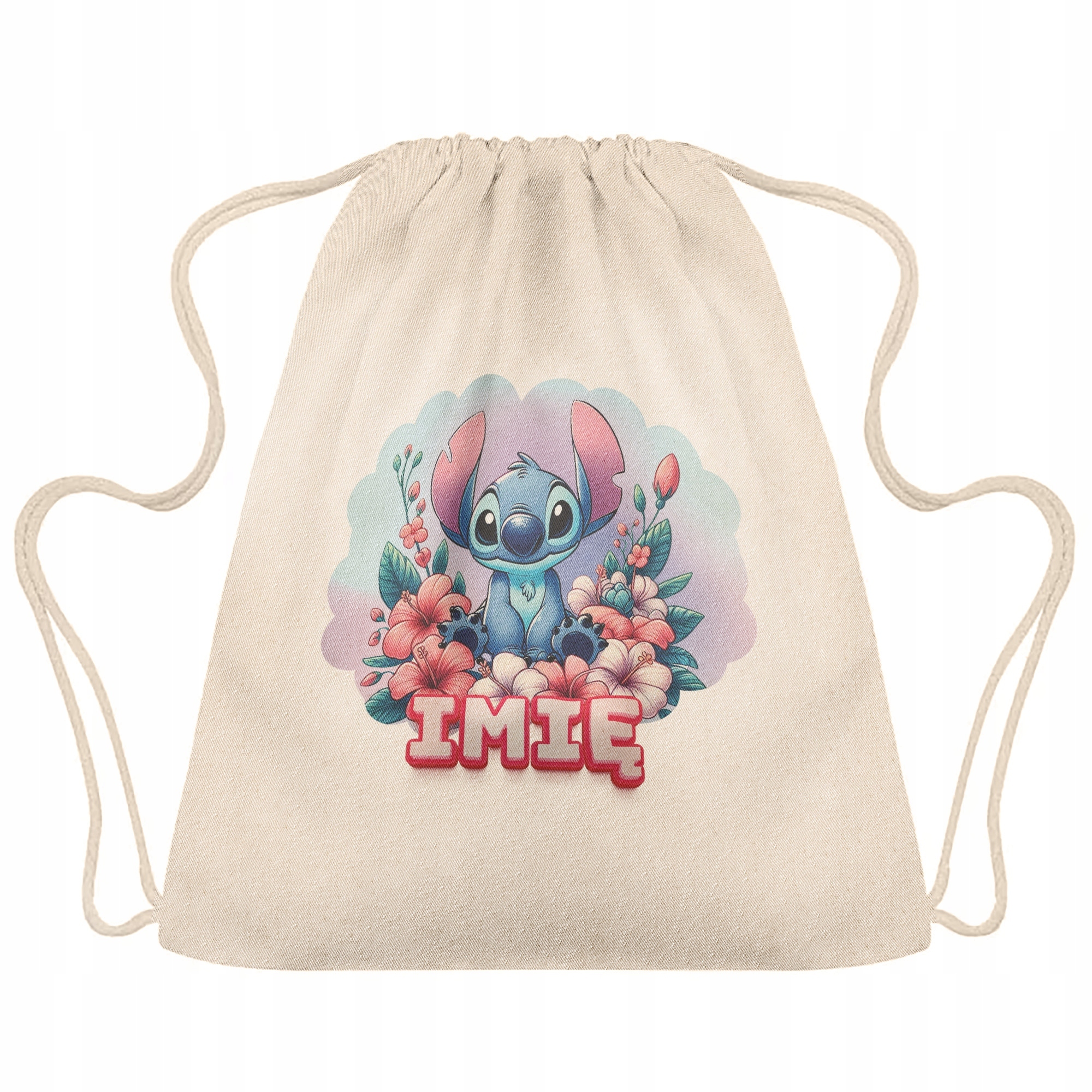 Plecak bawełniany Z imieniem Lilo i Stitch Dla Dzieci Do Szkoły Przedszkola