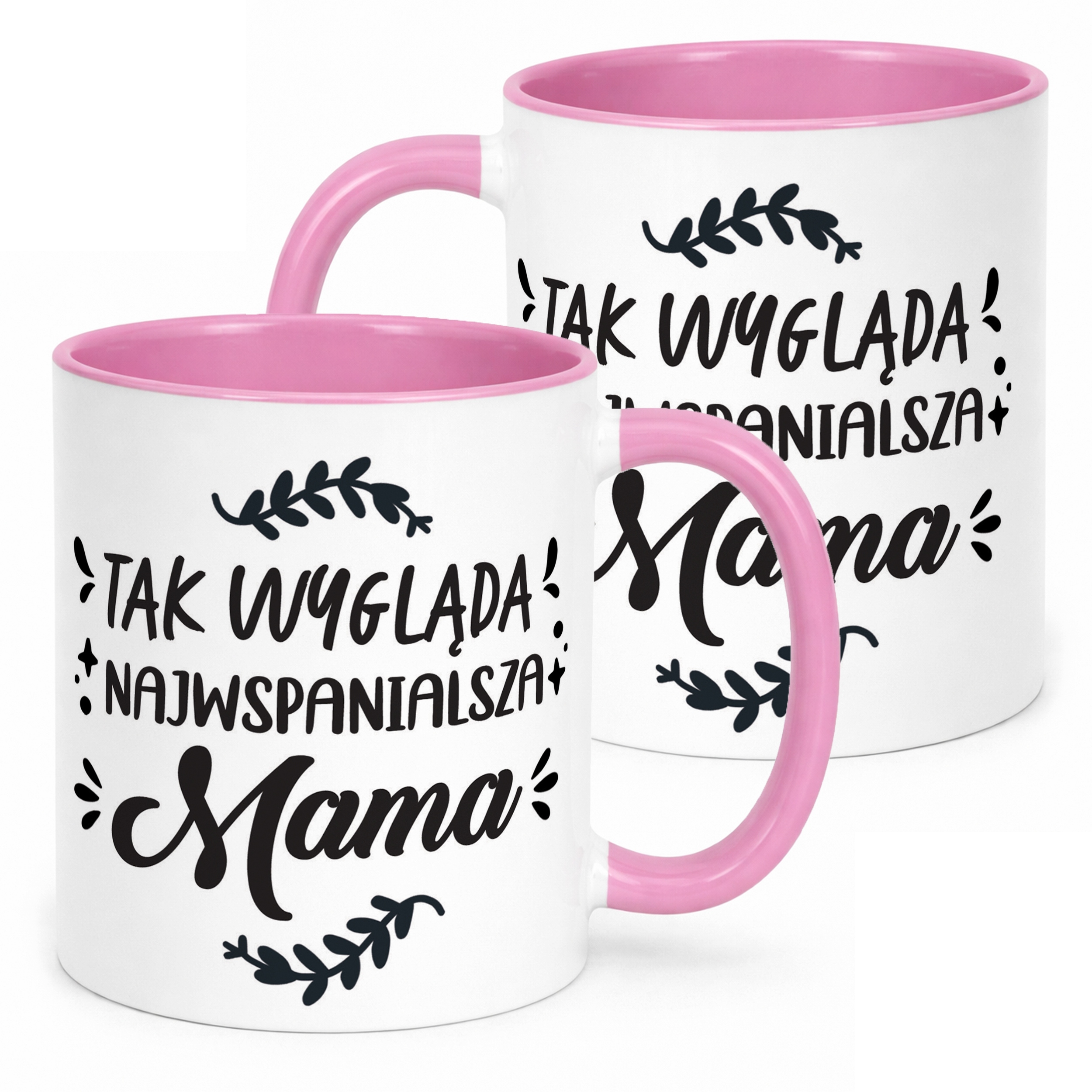 Kubek Różowy Dzień Matki Dla Mamy Prezent Najwspanialsza Mama