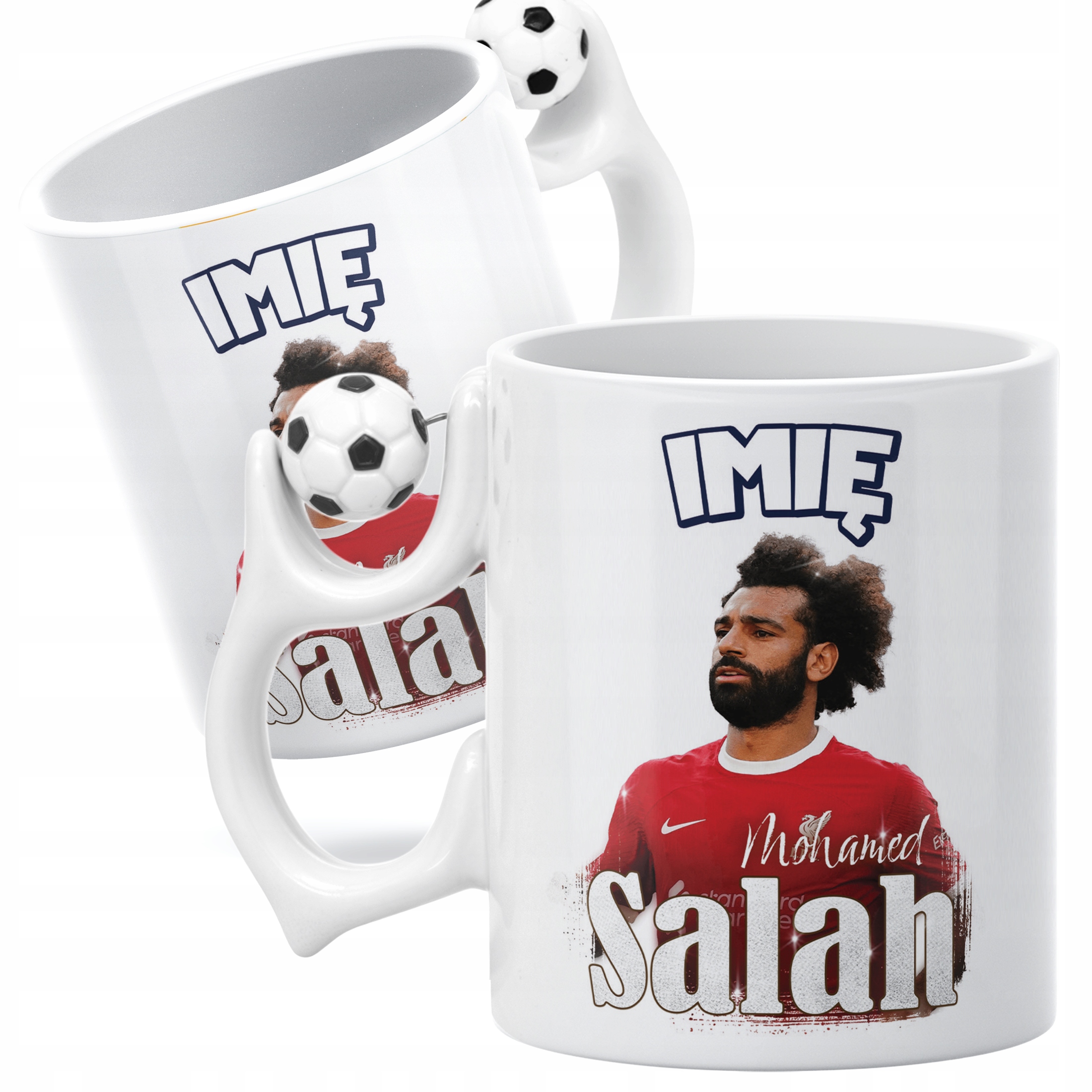 Kubek piłkarski personalizowany Mohamed Salah dla kibiców Liverpool