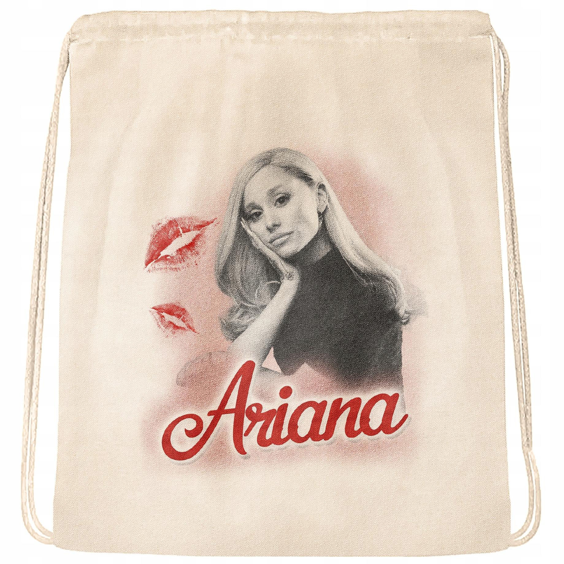 Plecak bawełniany 34×40 Ariana Grande Dla Fanów