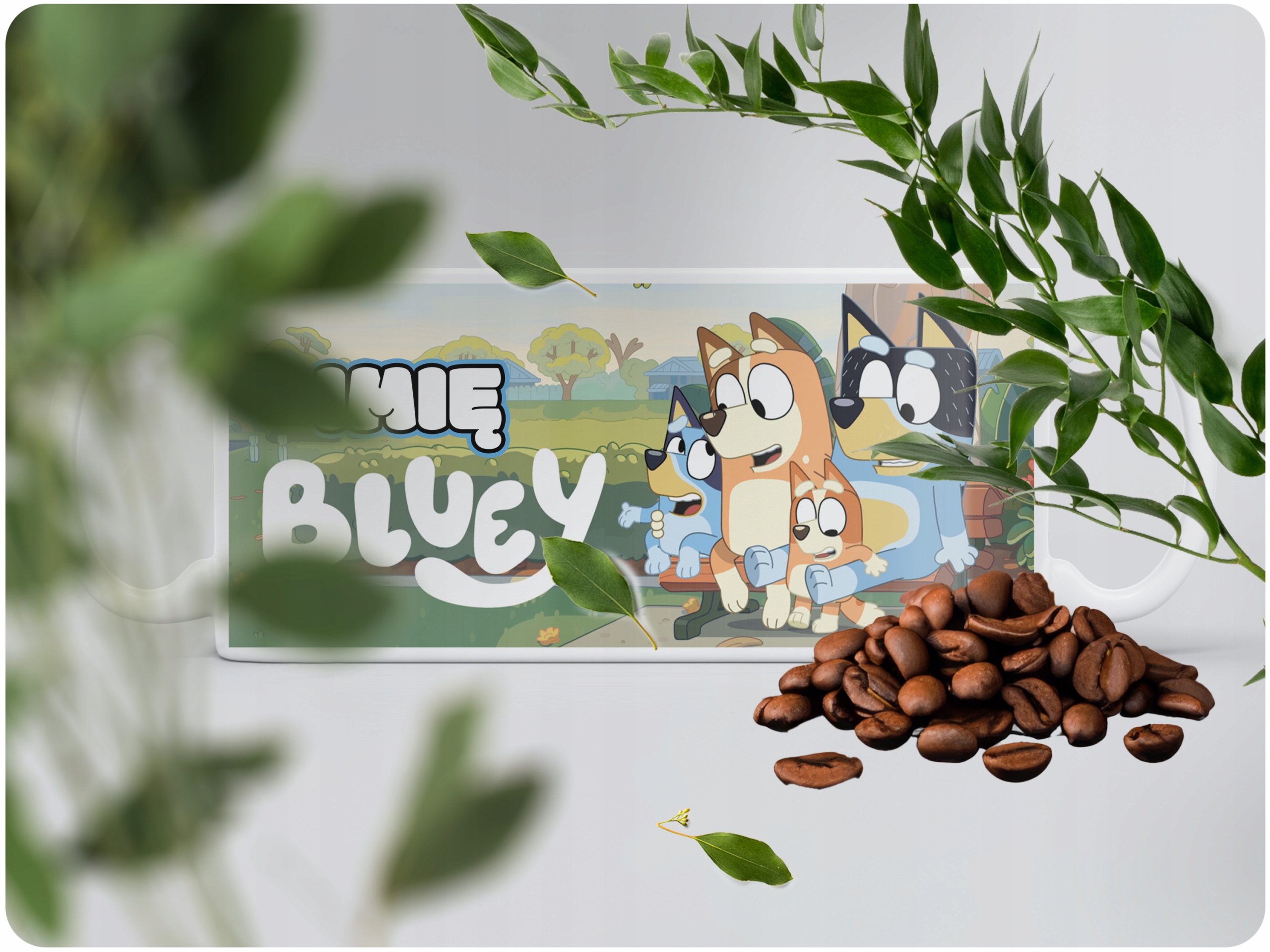 Kubek Bluey Personalizowany z Imieniem Prezent Dla Dziecka