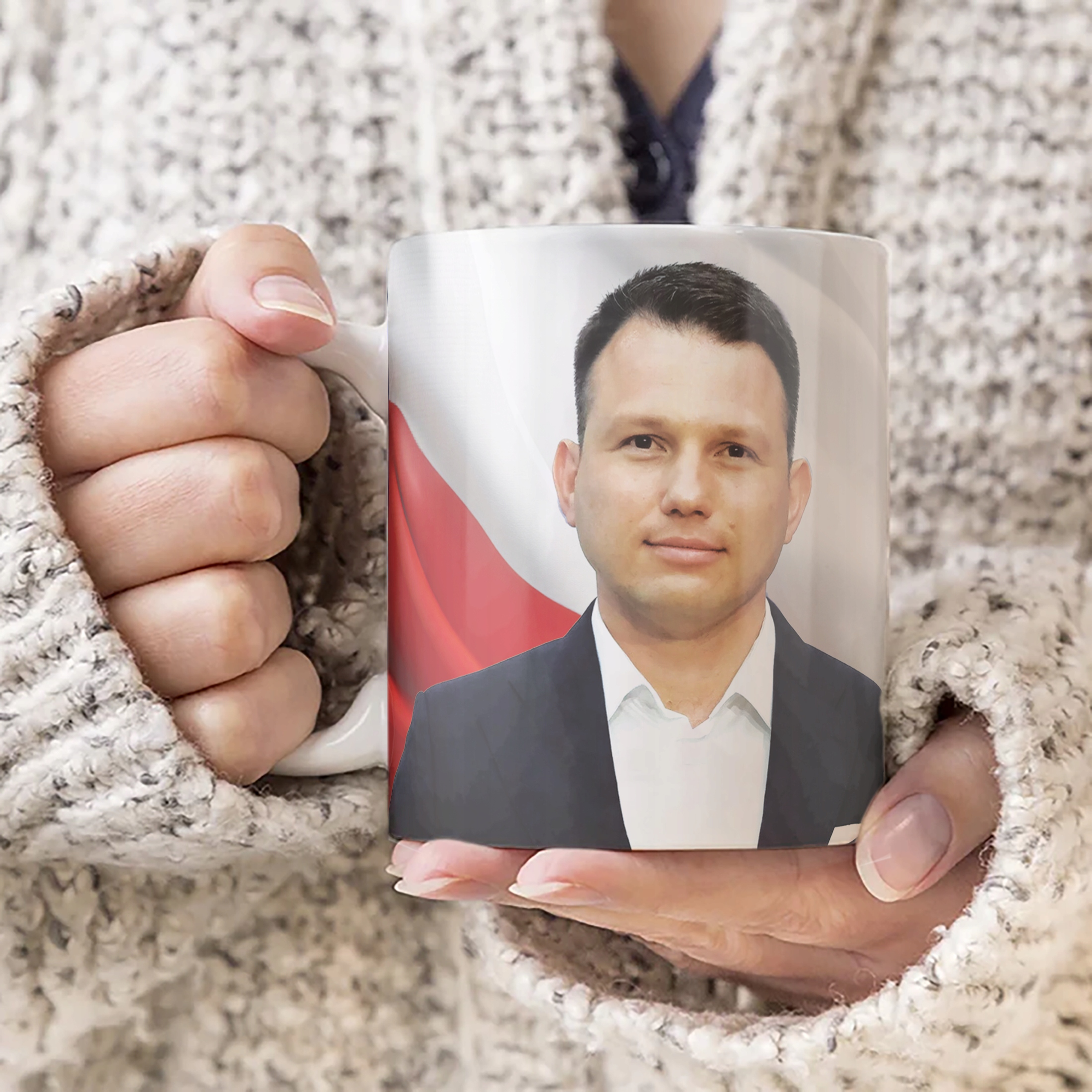 Kubek ceramiczny Sławomir Mentzen Ma Mój Głos #Mentzen2025 Konfederacja