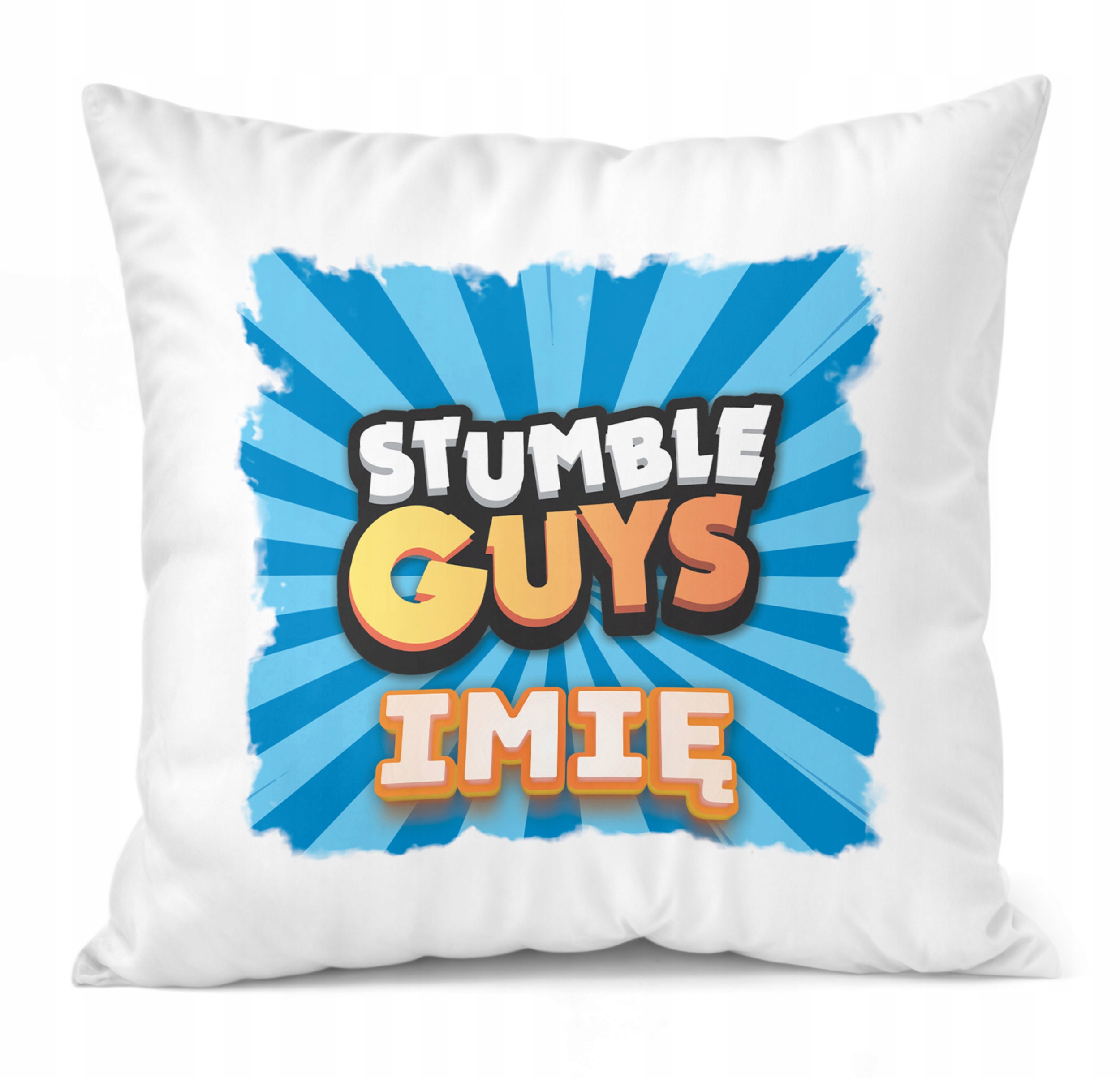 Zestaw Personalizowany Kubek + Poduszka 38×38 cm Dla Graczy STUMBLE GUY