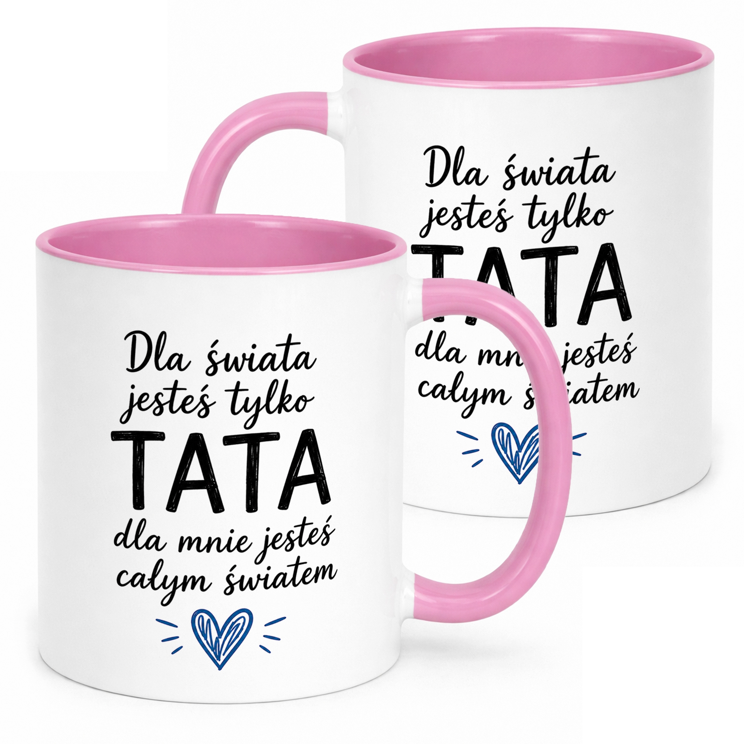 Kubek Różowy Dzień Ojca prezent dla tatusia upominek