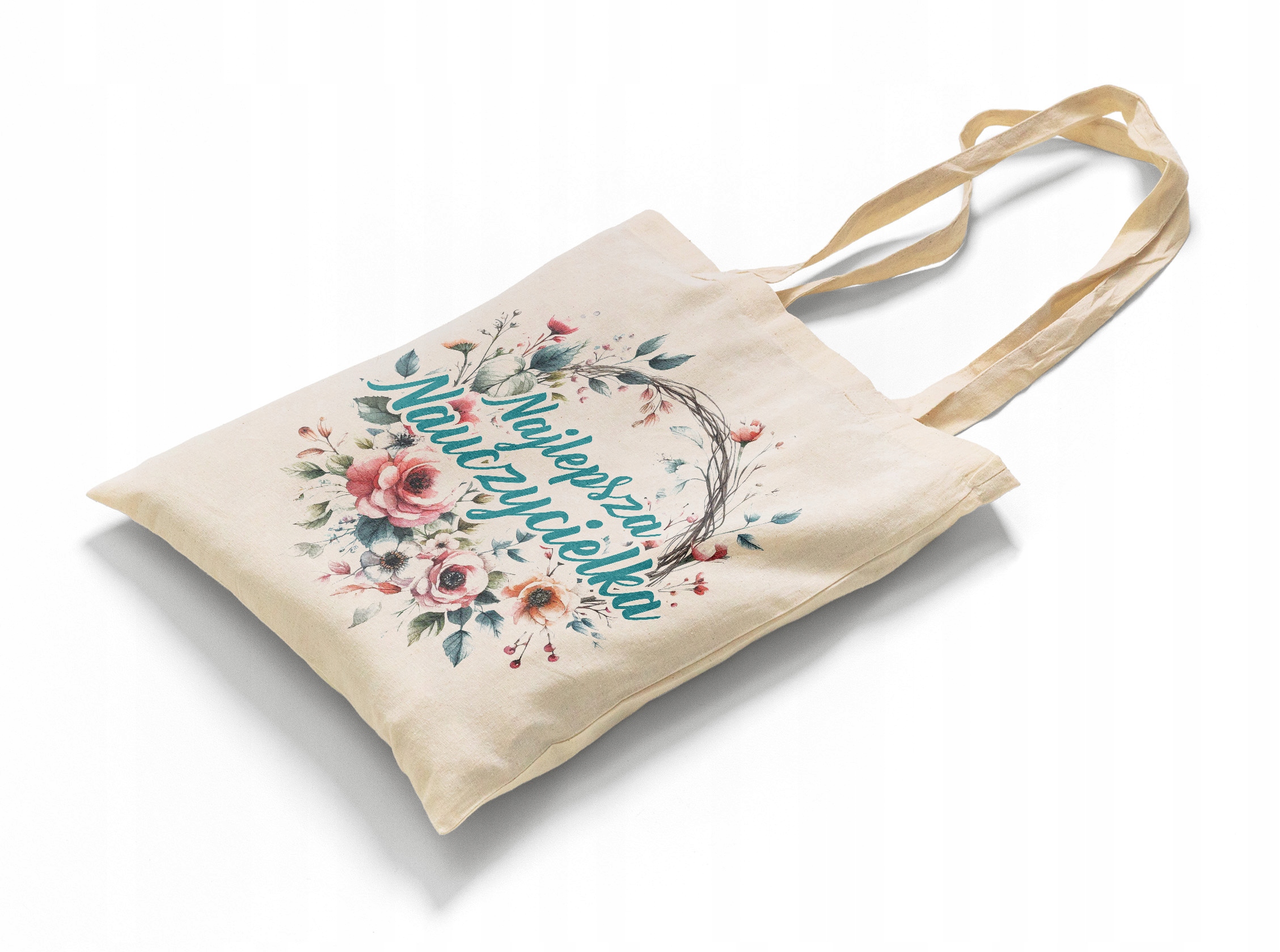 Zestaw kubek + torba Najlepsza Nauczycielka Dzień Nauczyciela Prezent