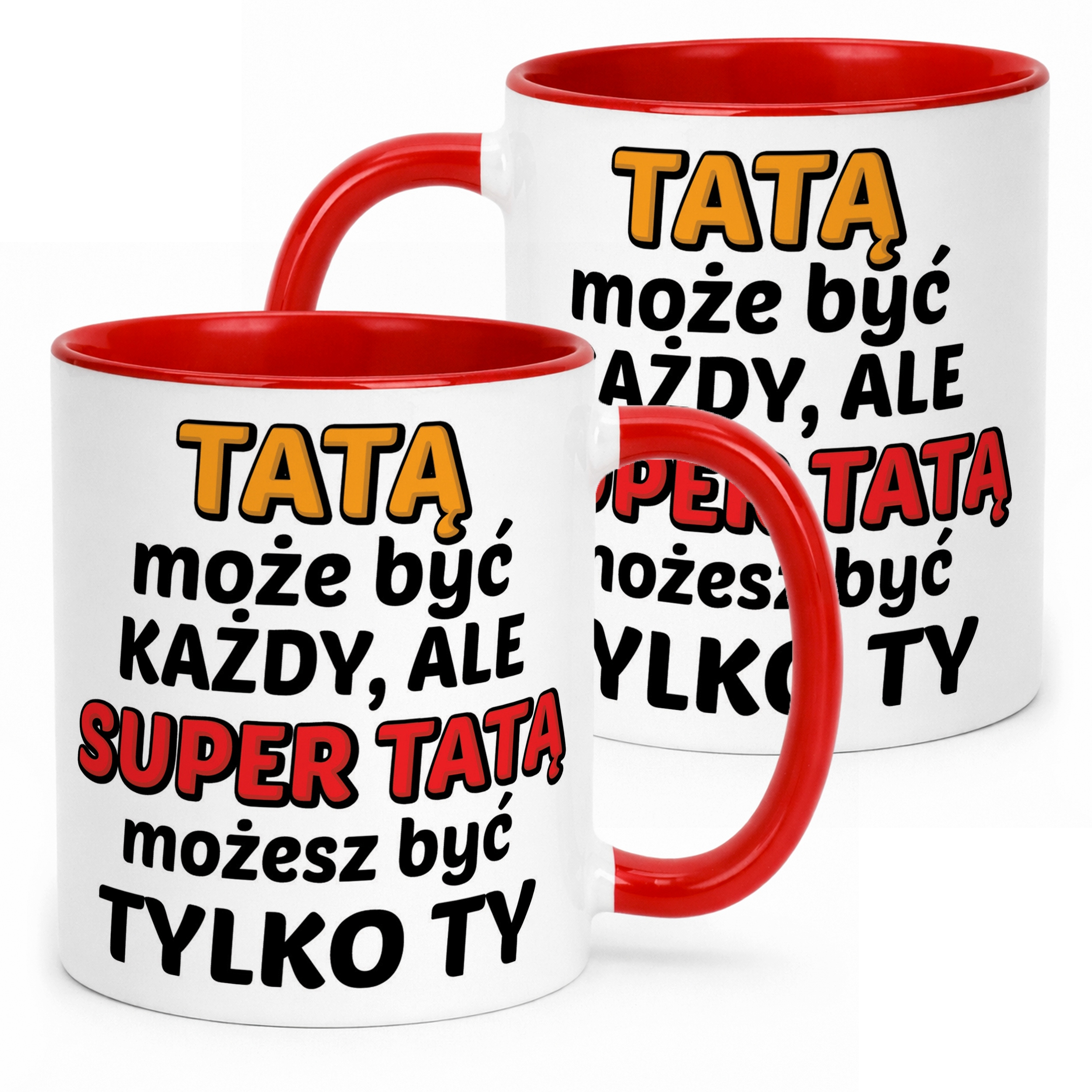 Kubek ceramiczny Dzień Ojca Dla Taty Tatą Może Być Każdy Prezent