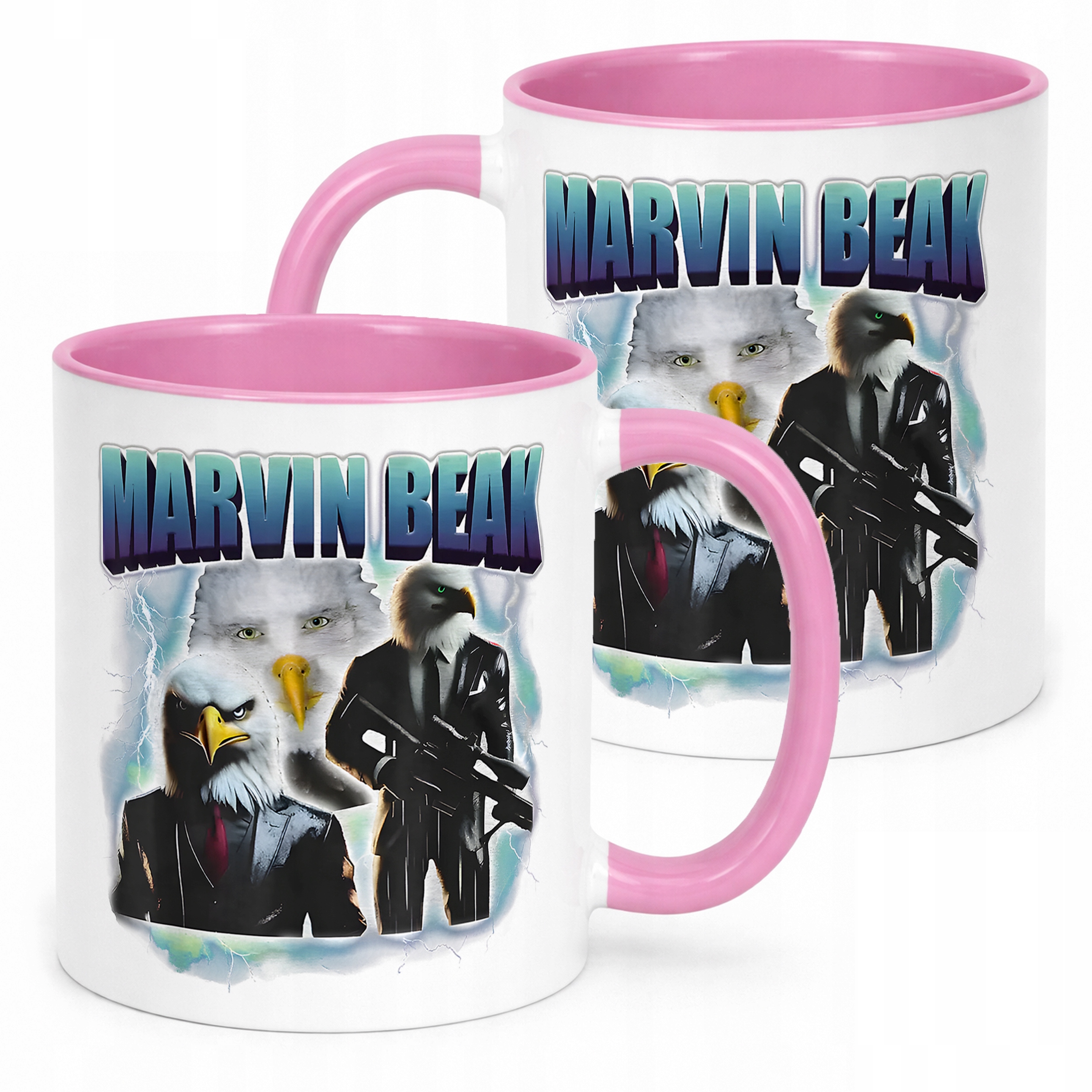 Kubek Różowy Marvin Belk viral tiktok brainrot mem