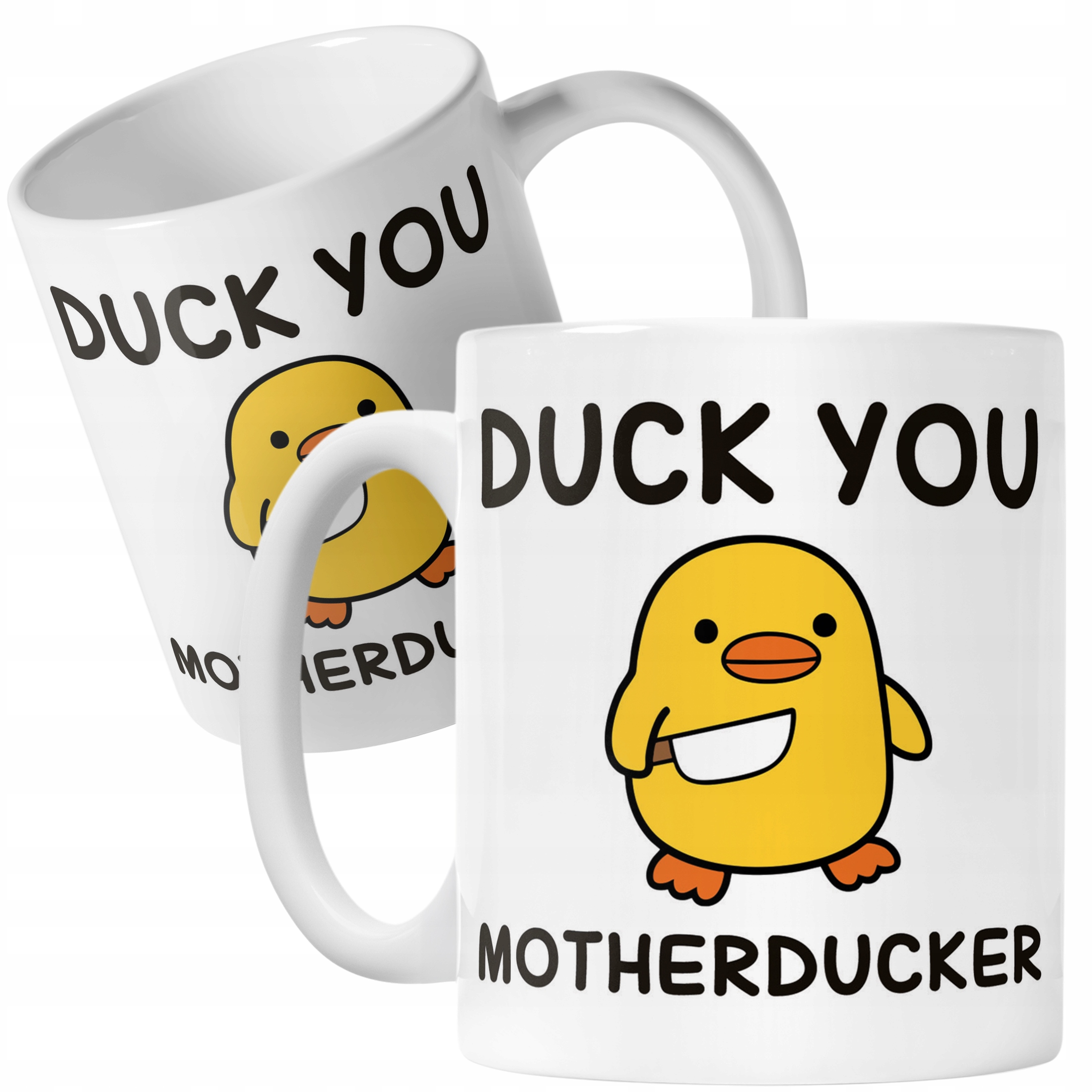 Kubek ceramiczny Duck You Śmieszny Zabawny Prezent