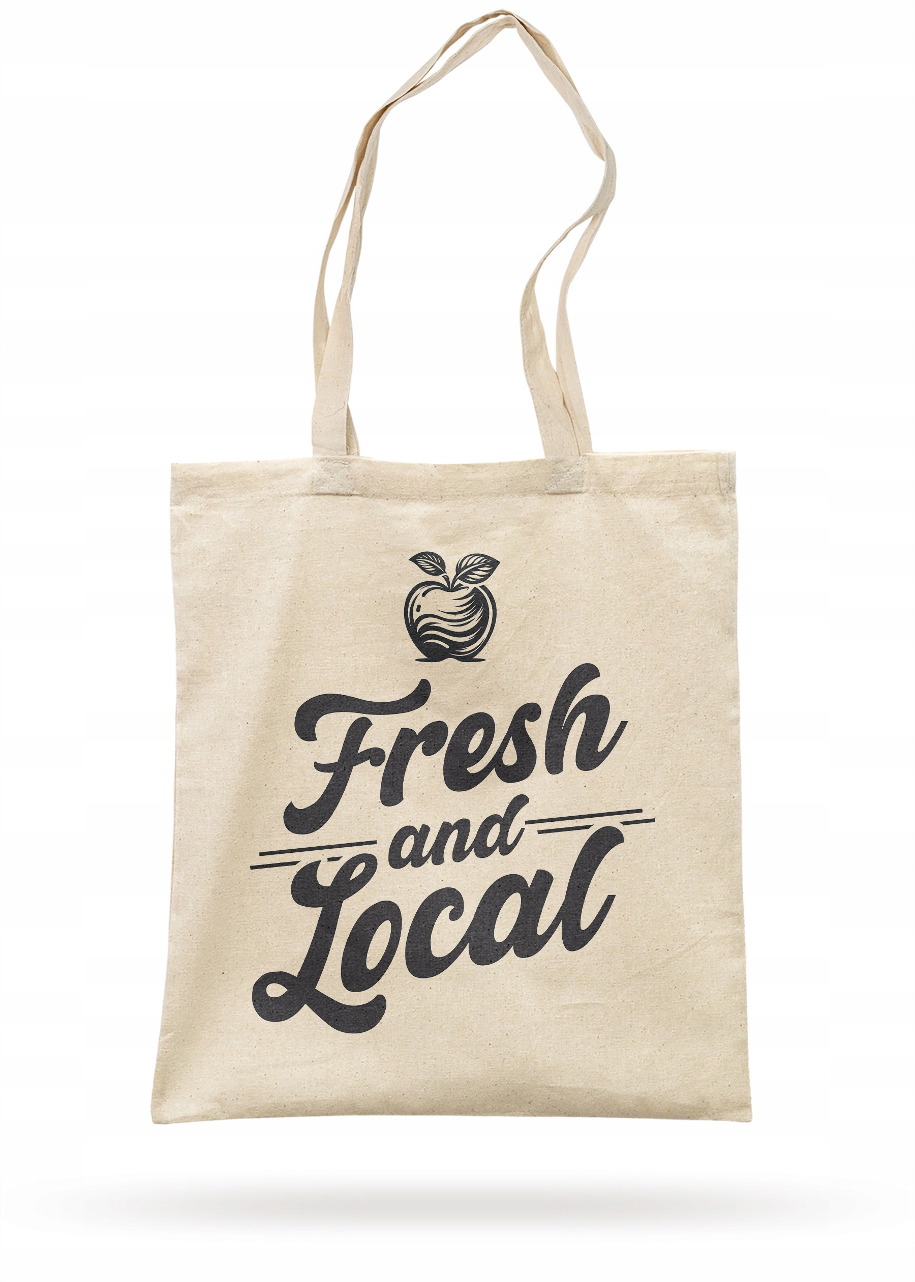 Torba bawełniana na zakupy FRESH & LOCAL Dla Miłośników Lokalnych Produktów