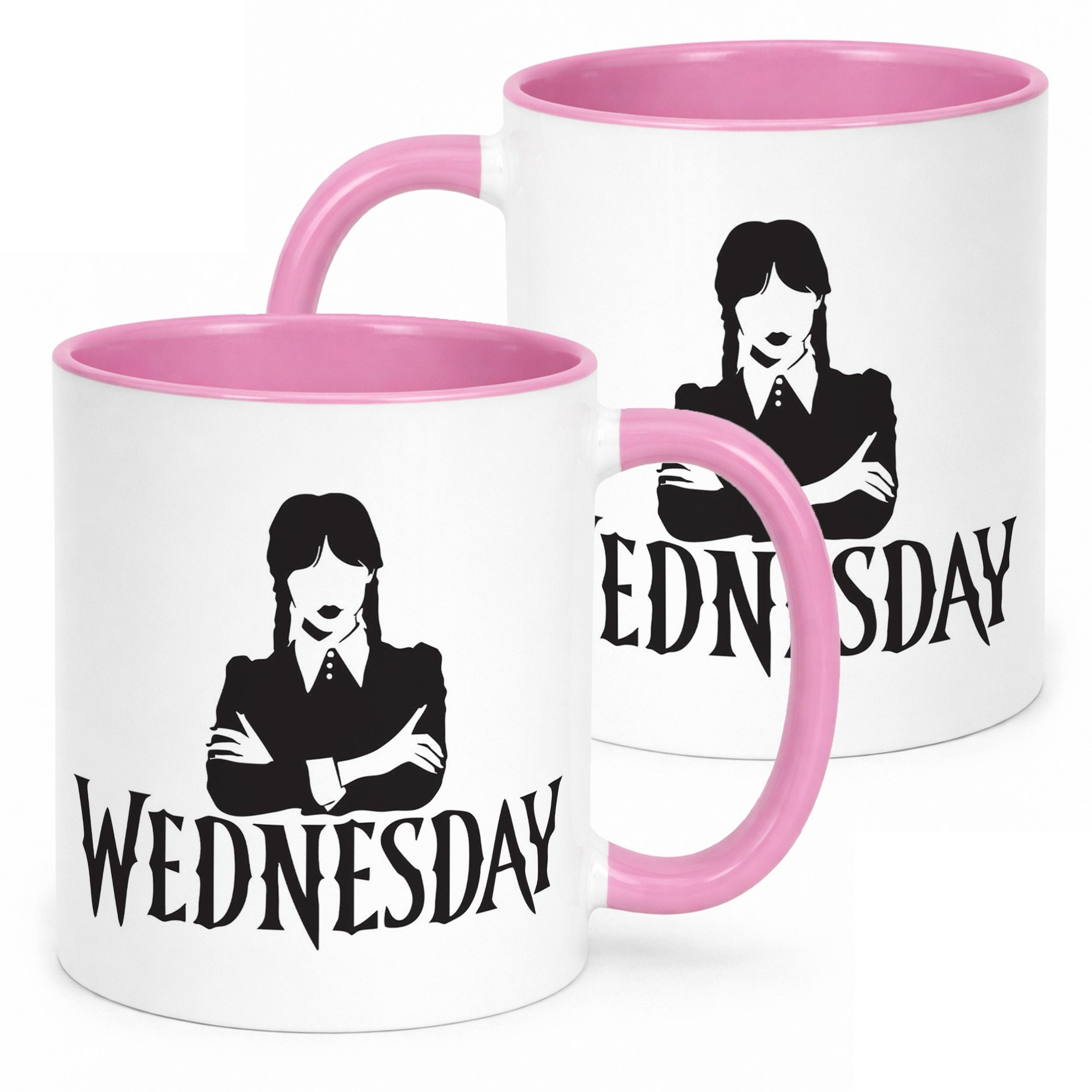 Kubek Różowy Nevermore Wednesday Addams Dla Fanów Prezent