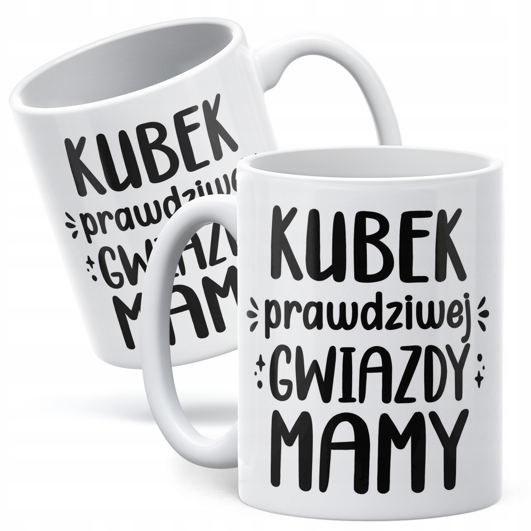 Kubek ceramiczny Dzień Matki Dla Mamy Prezent Kubek Prawdziwej Gwiazdy