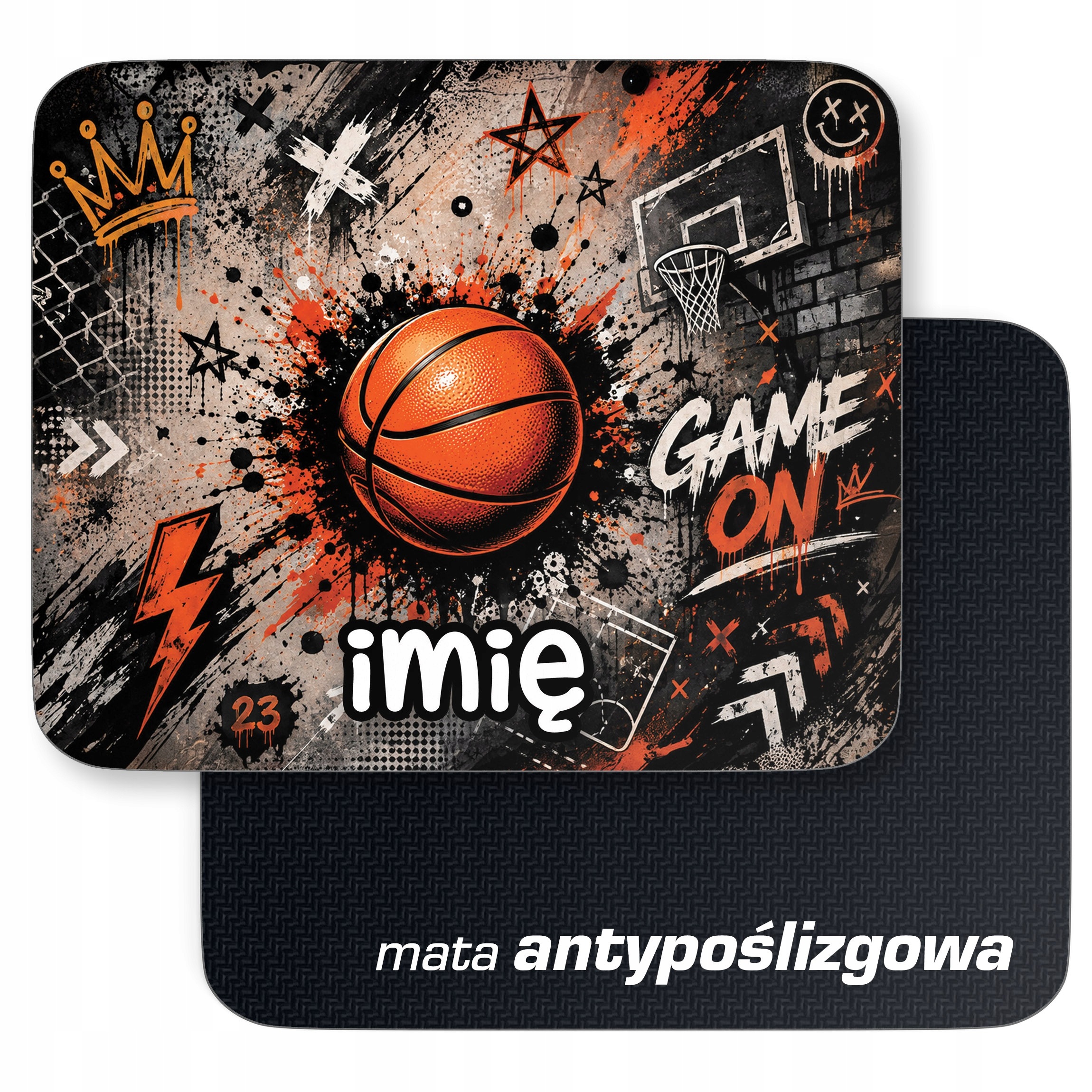 Podkładka pod mysz personalizowana z nadrukiem Koszykówka dla graczy