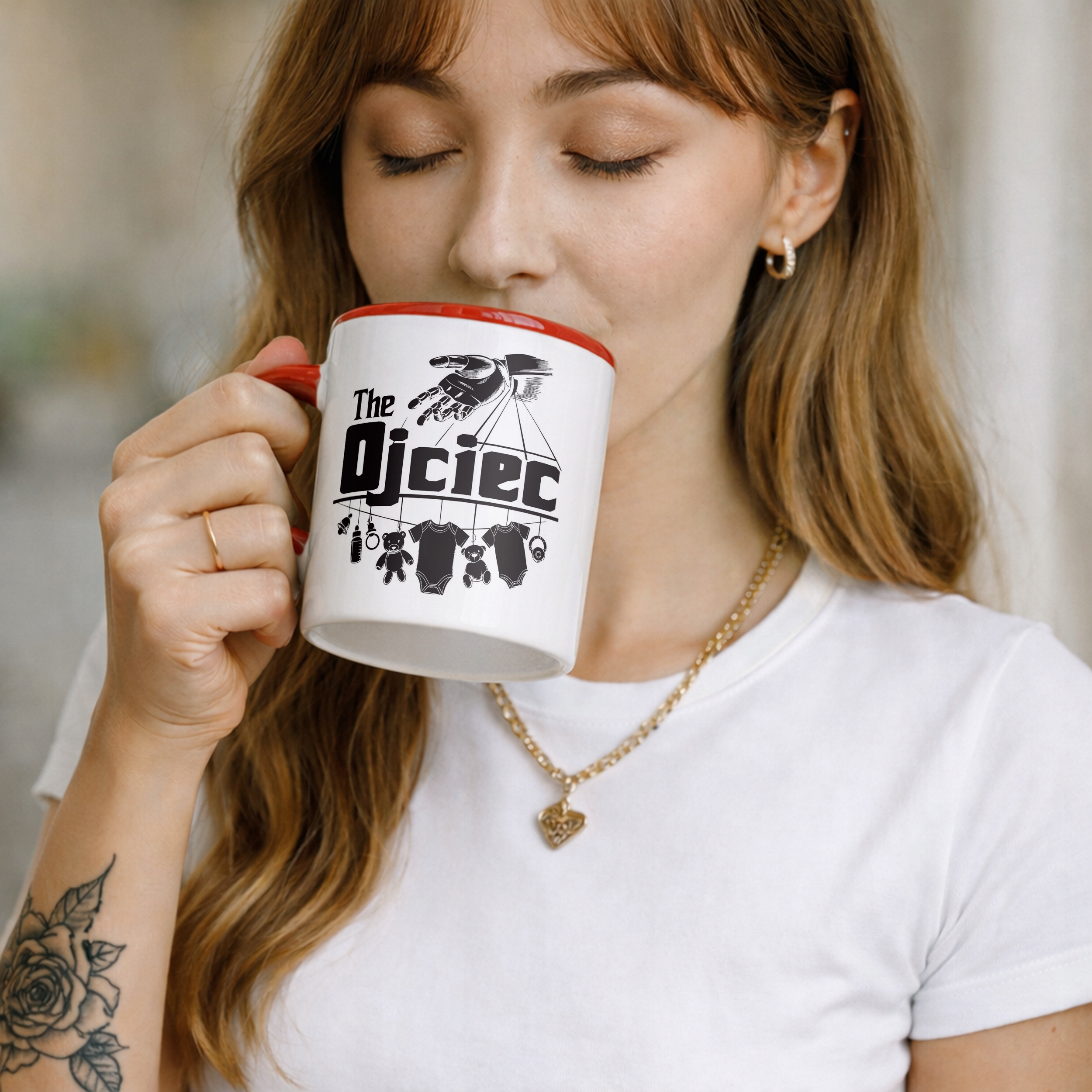 Kubek ceramiczny Dzień Ojca Dla Taty The Ojciec Prezent