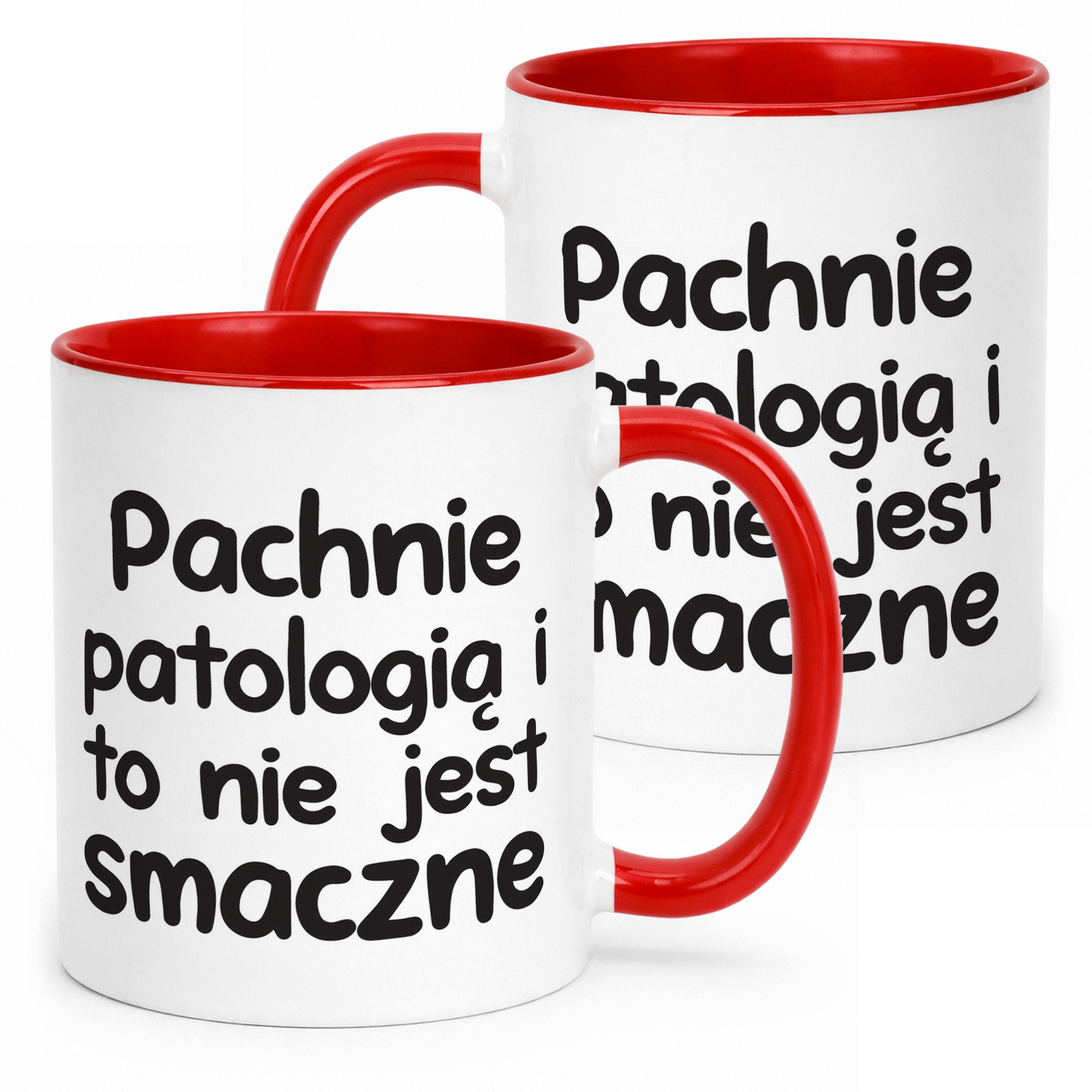 Kubek Czerwony Pachnie Patologią I To Nie Jest Śmieszny Zabawny Prezent