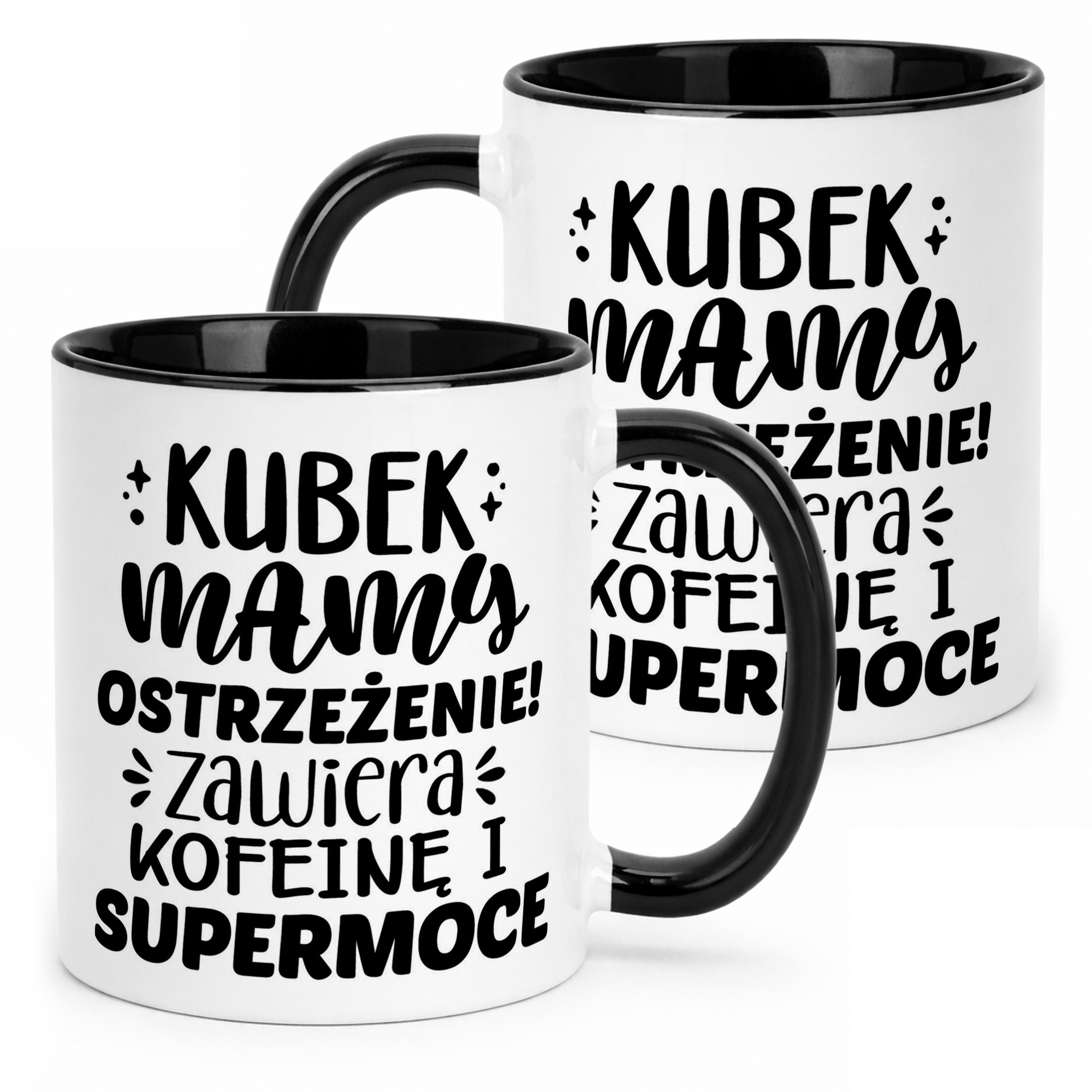 Kubek Czarny Dzień Matki Dla Mamy Prezent Kubek Mamy Ostrzeżenie