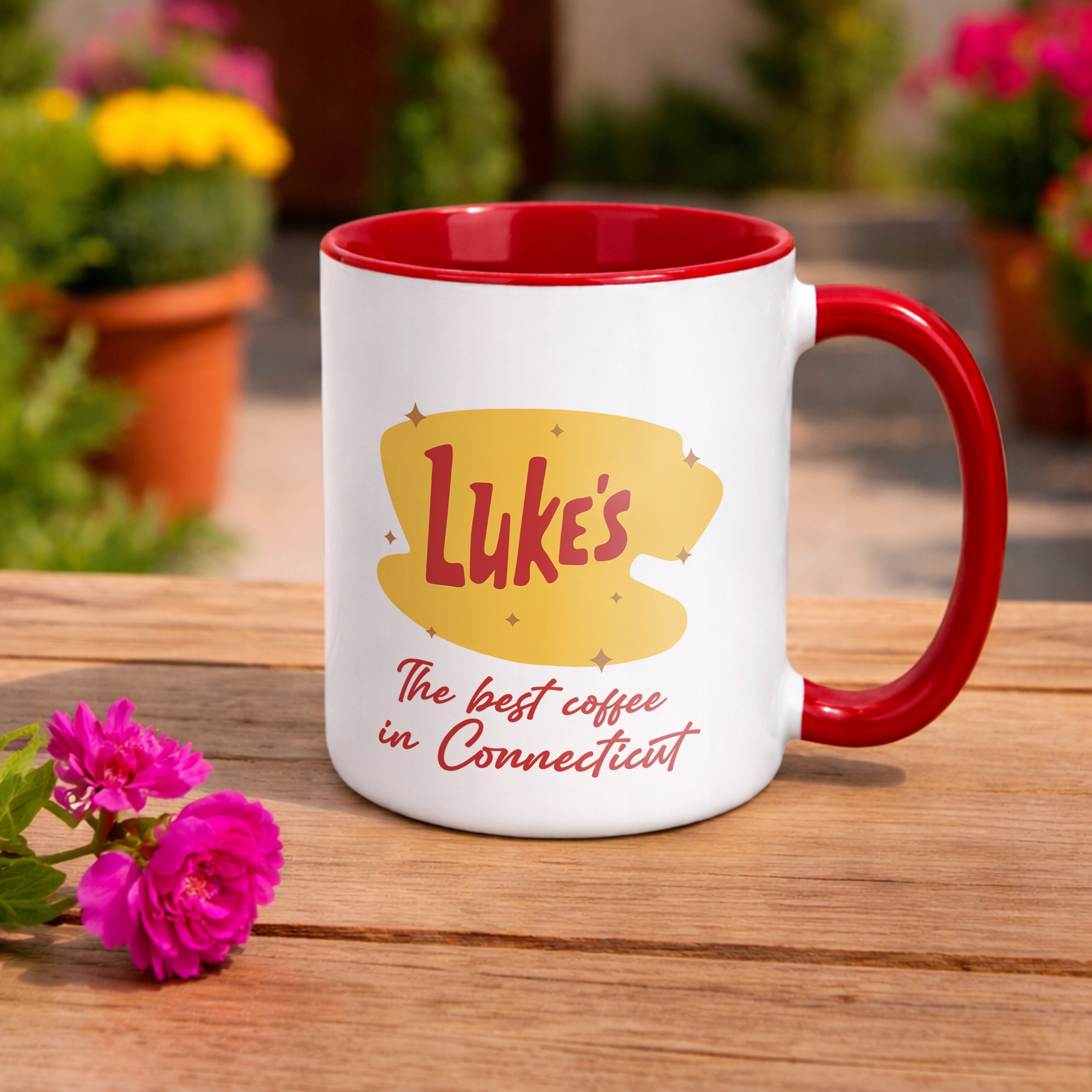 Kubek Czerwony Gilmore Girls Dla Fanów Serialu Luke’s Coffee
