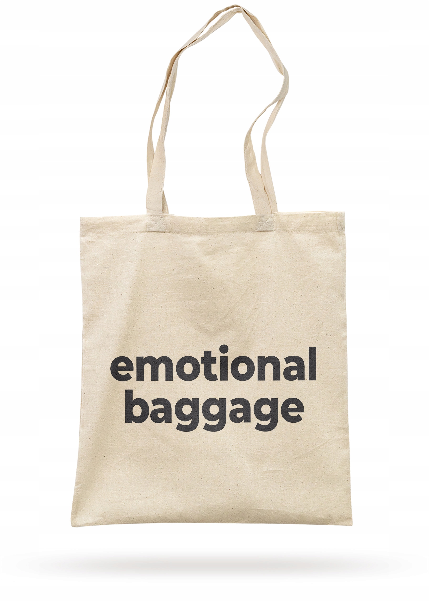 Torba bawełniana na zakupy Emotional Baggage Bagaż Emocjonalny Zabawne