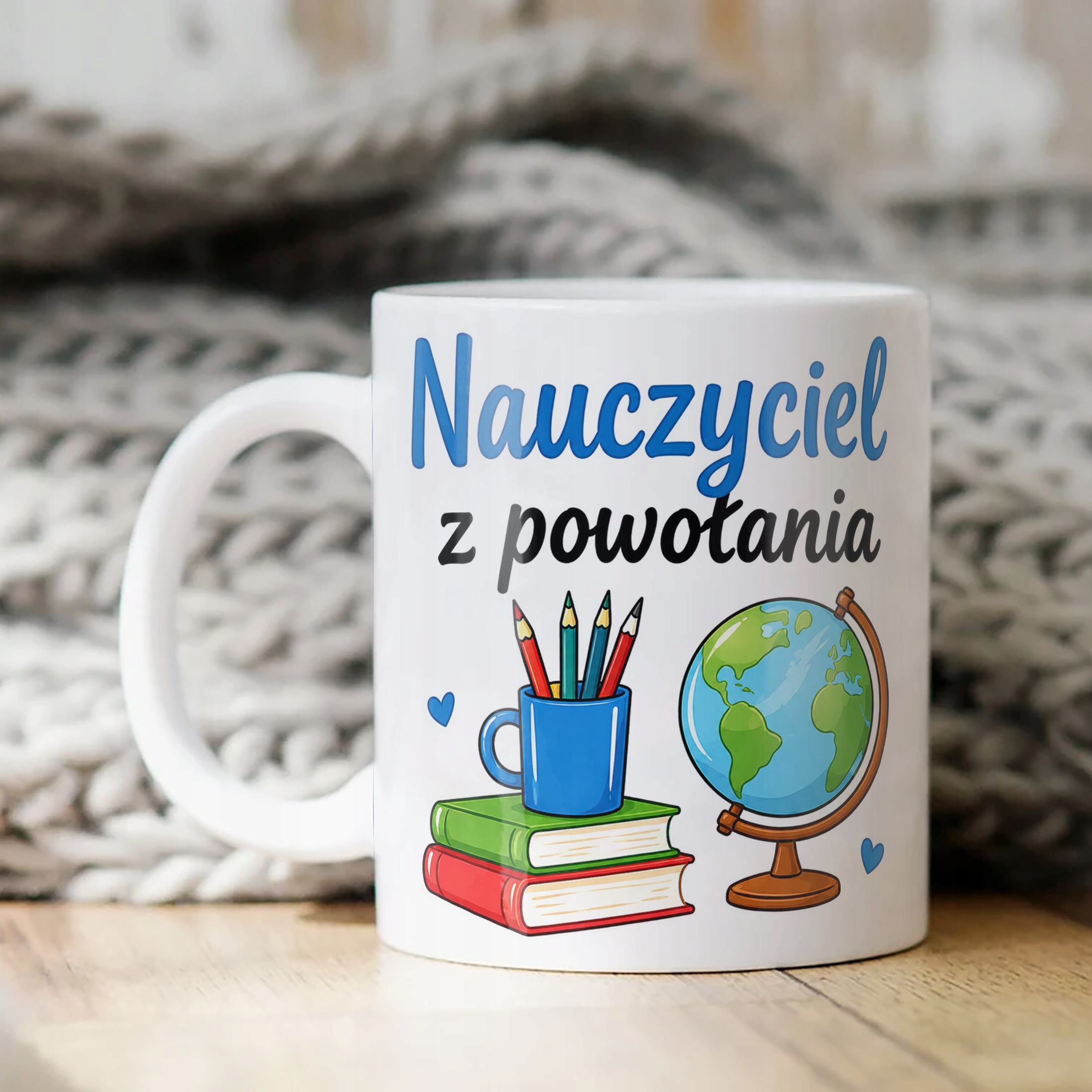 Kubek Dzień Nauczyciela Zakończenie Roku Dla Nauczyciela Prezent Upominek