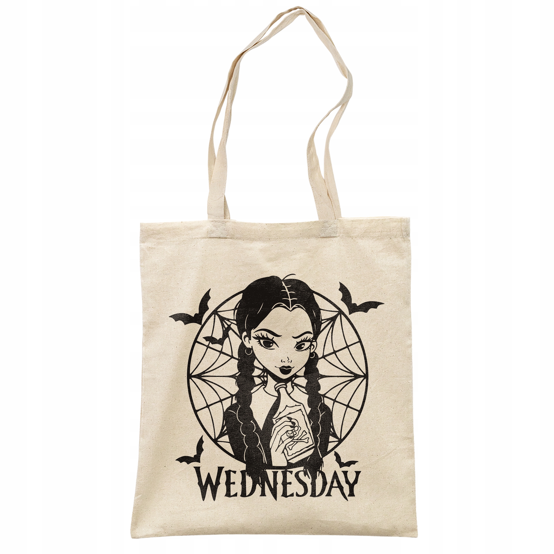 Torba bawełniana na zakupy Nevermore Wednesday Dla Fanów Serialu