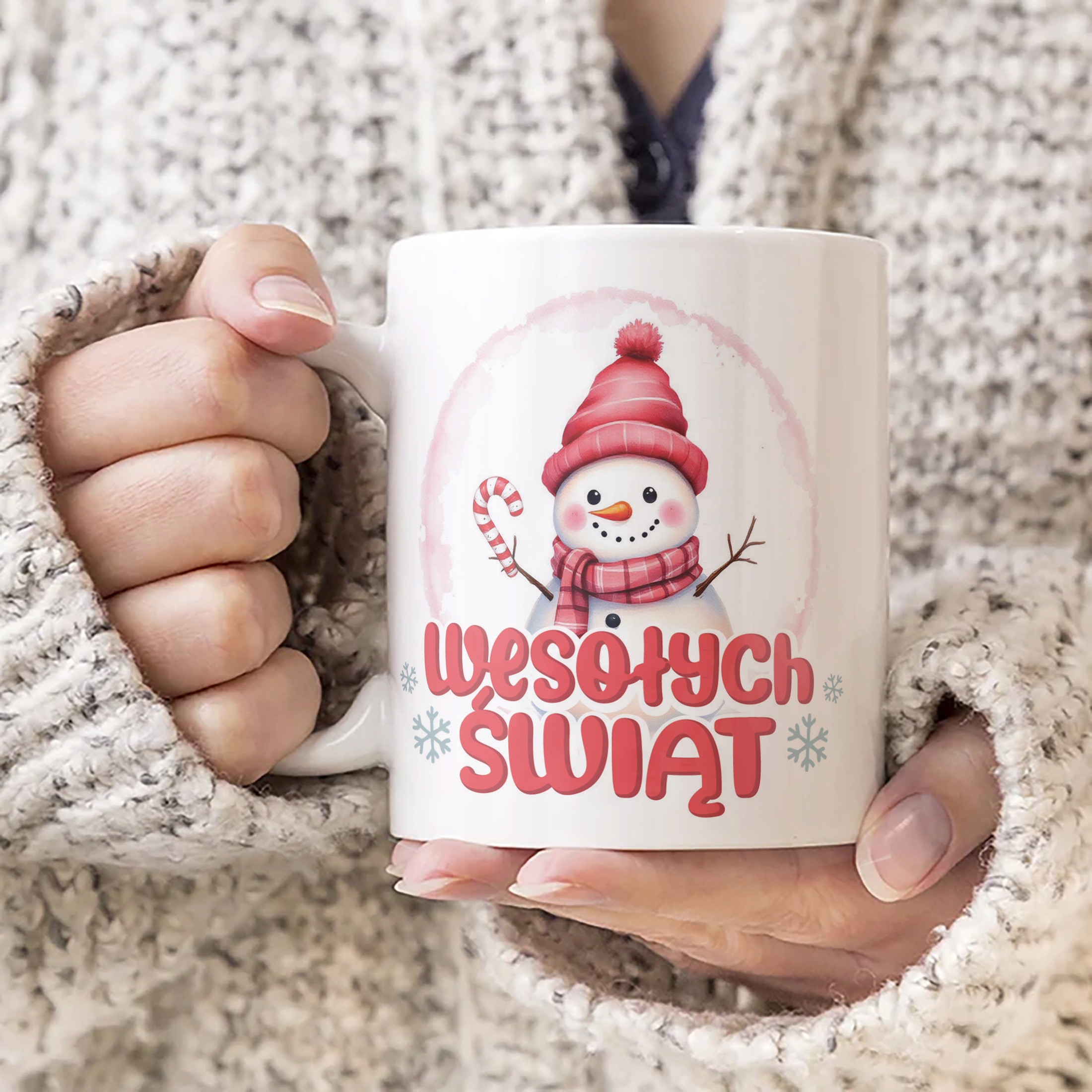 Kubek Ceramiczny Świąteczny Wesołych Świąt Boże Narodzenie Prezent