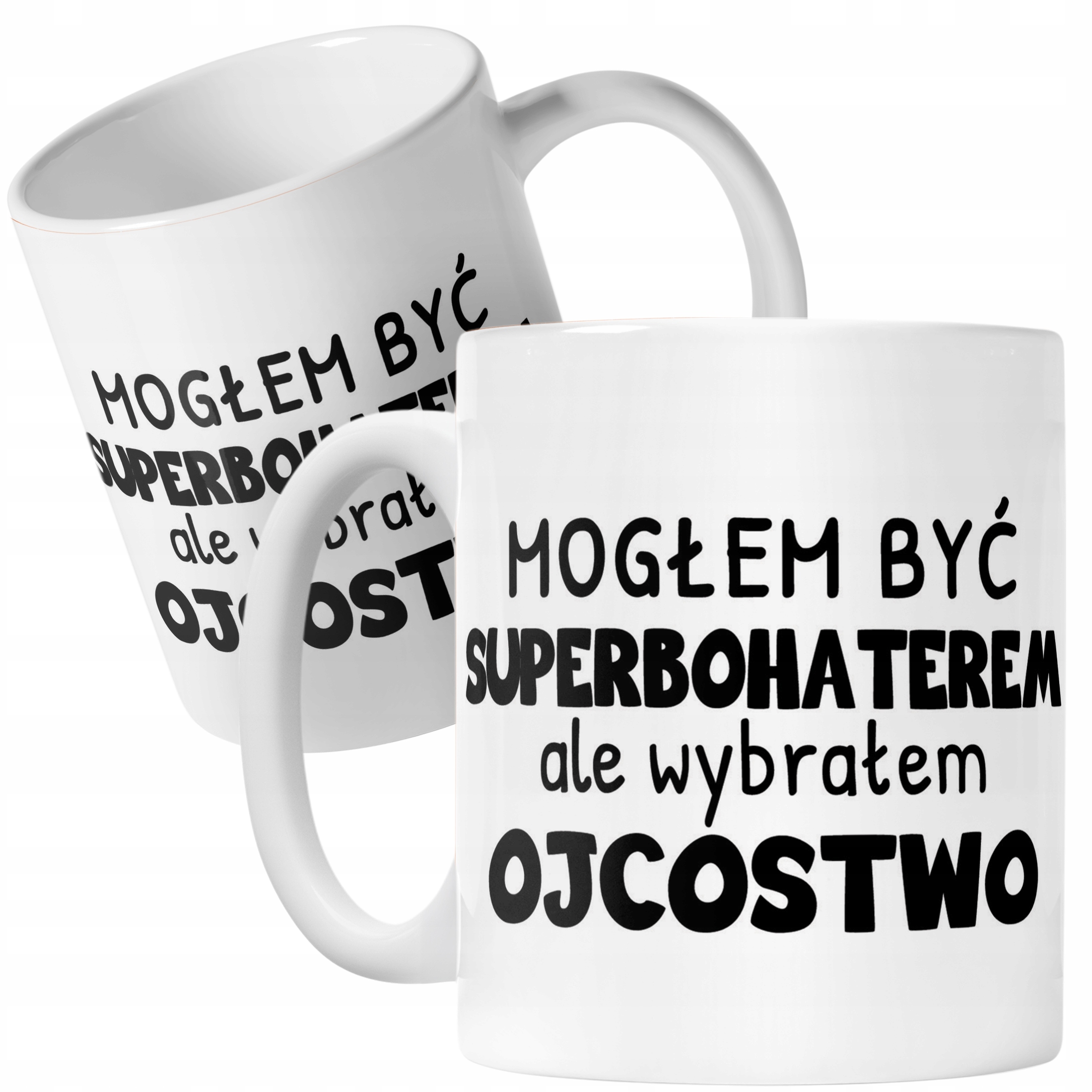 Kubek ceramiczny Dzień Ojca Dla Taty Mogłem Być Superbohaterem