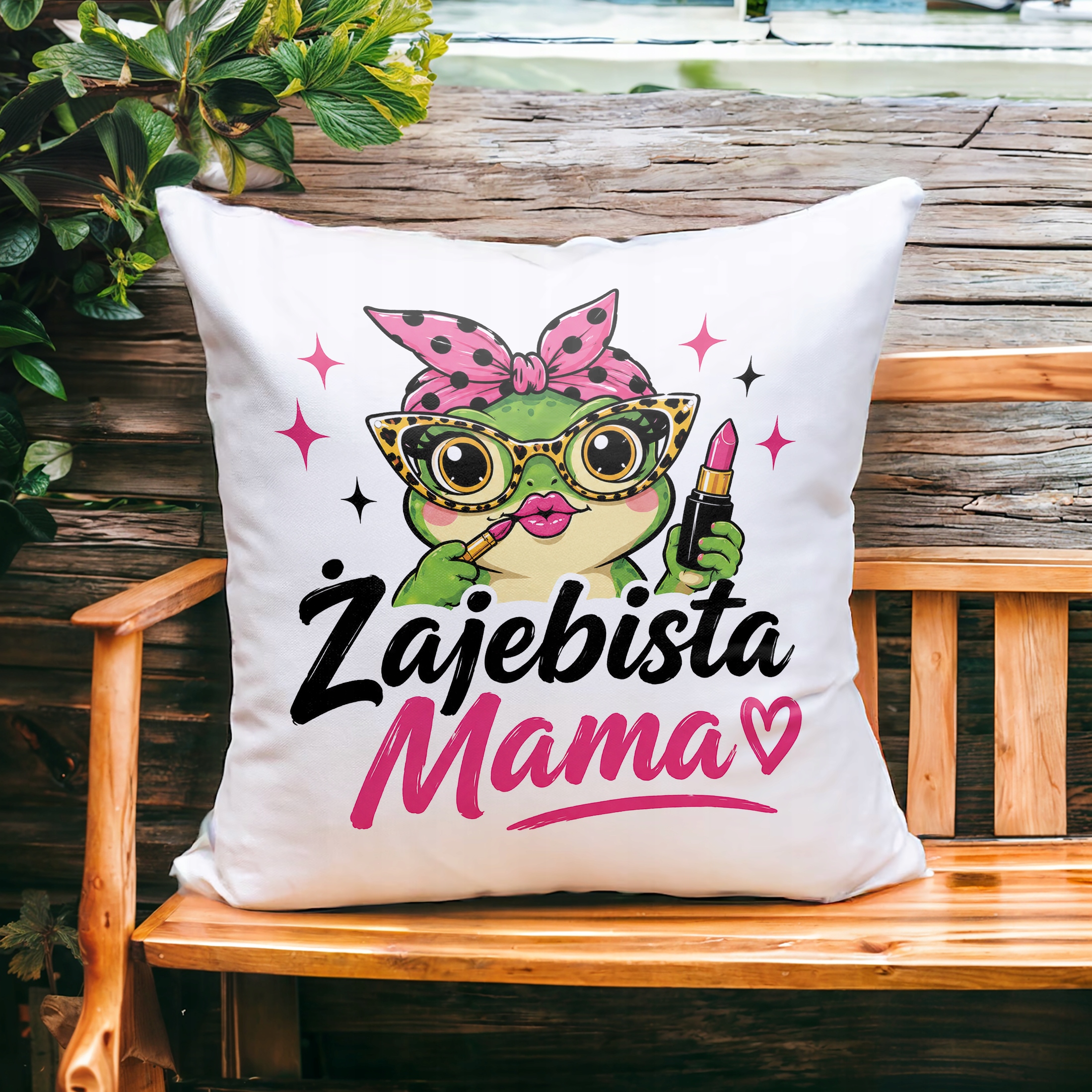 Poduszka dla mamy 38x38cm prezent na Dzień Matki upominek dla mamusi