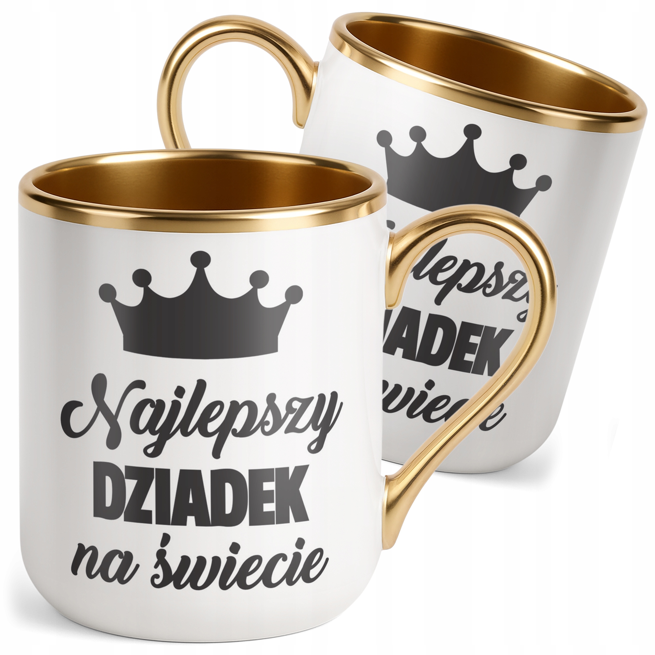 Kubek Premium Złoty Dzień Dziadka Dla Dziadka Prezent Upominek