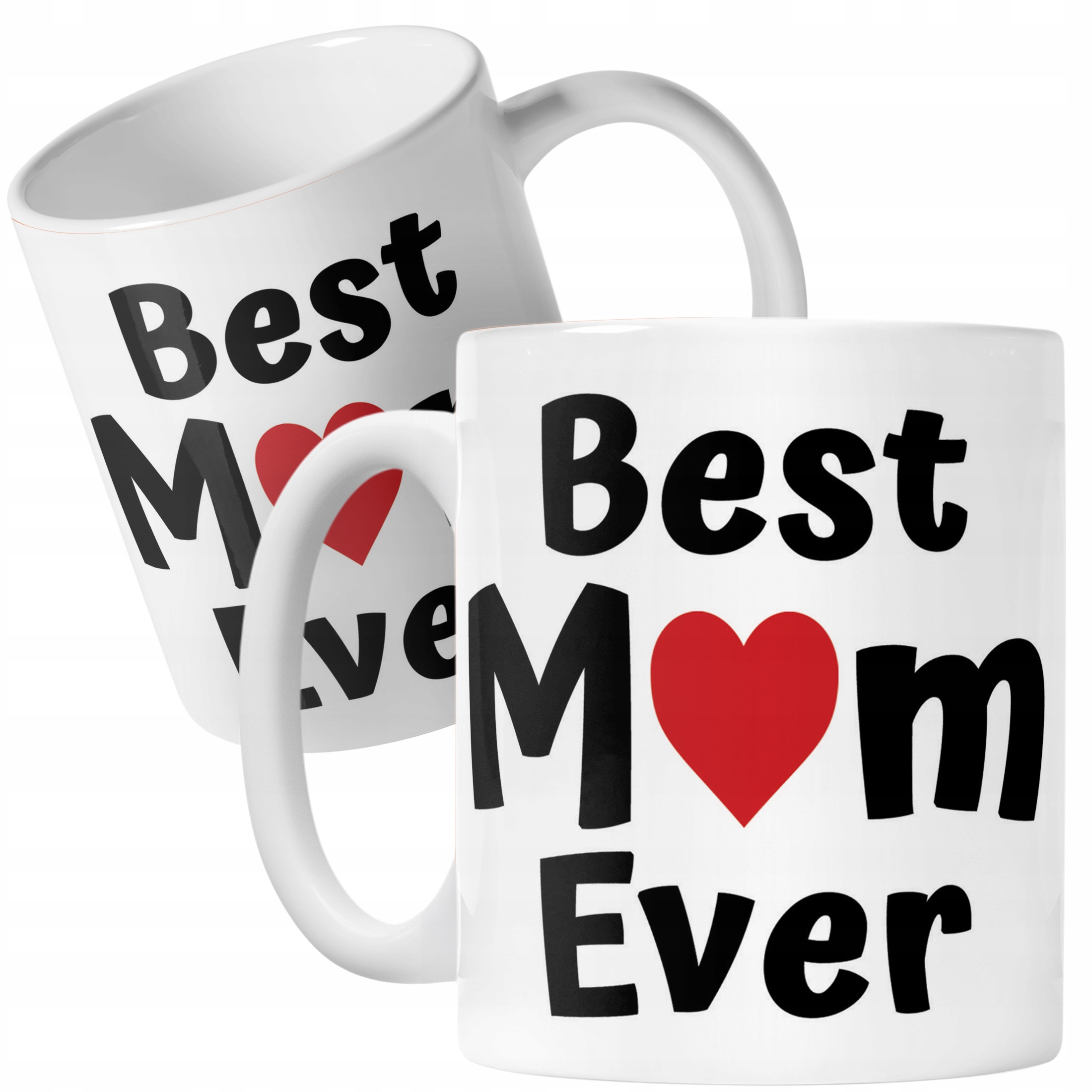Kubek ceramiczny Dzień Matki Best Mom Ever Prezent Dla Mamy