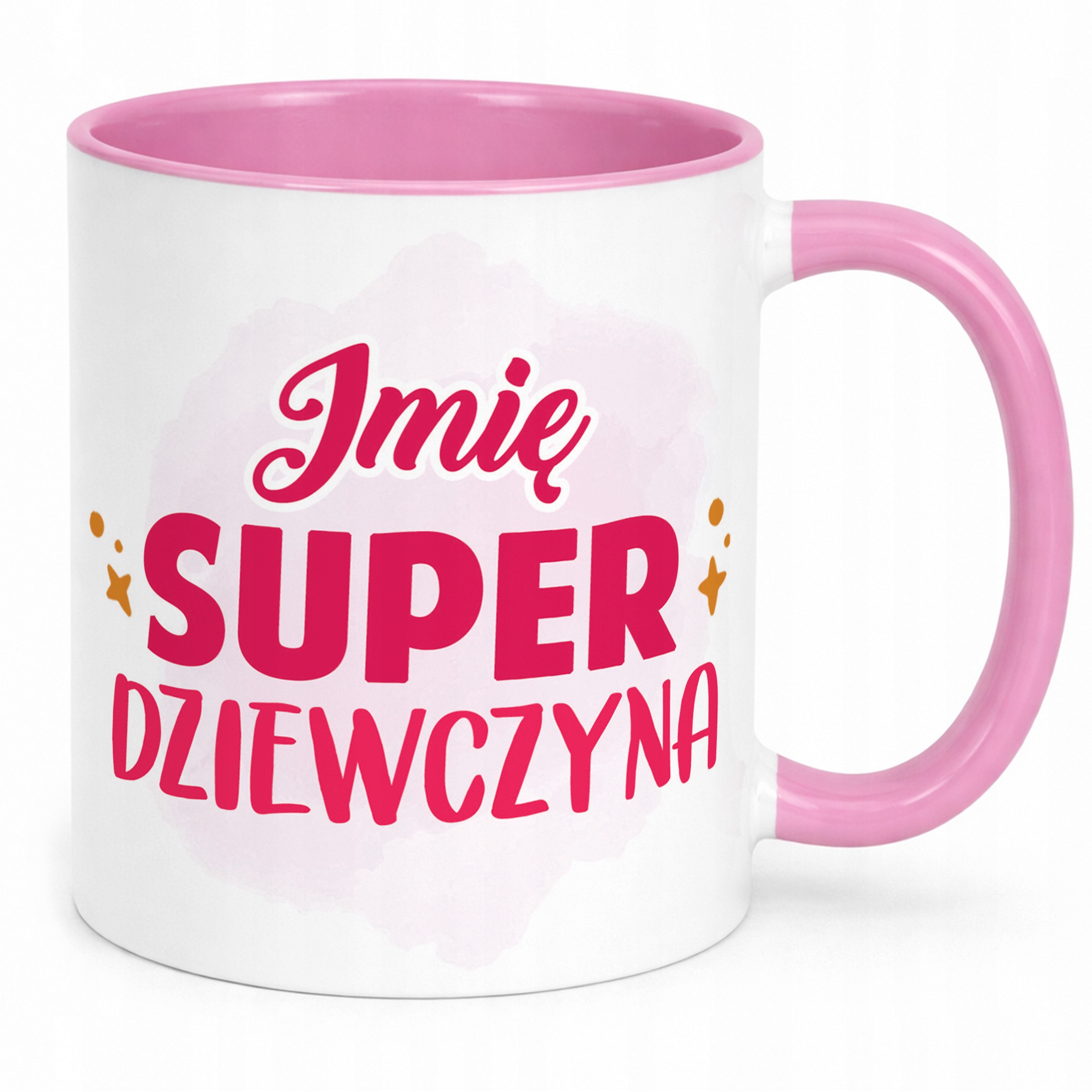 Kubek Różowy Personalizowany Dzień Kobiet Dla Dziewczynki Prezent