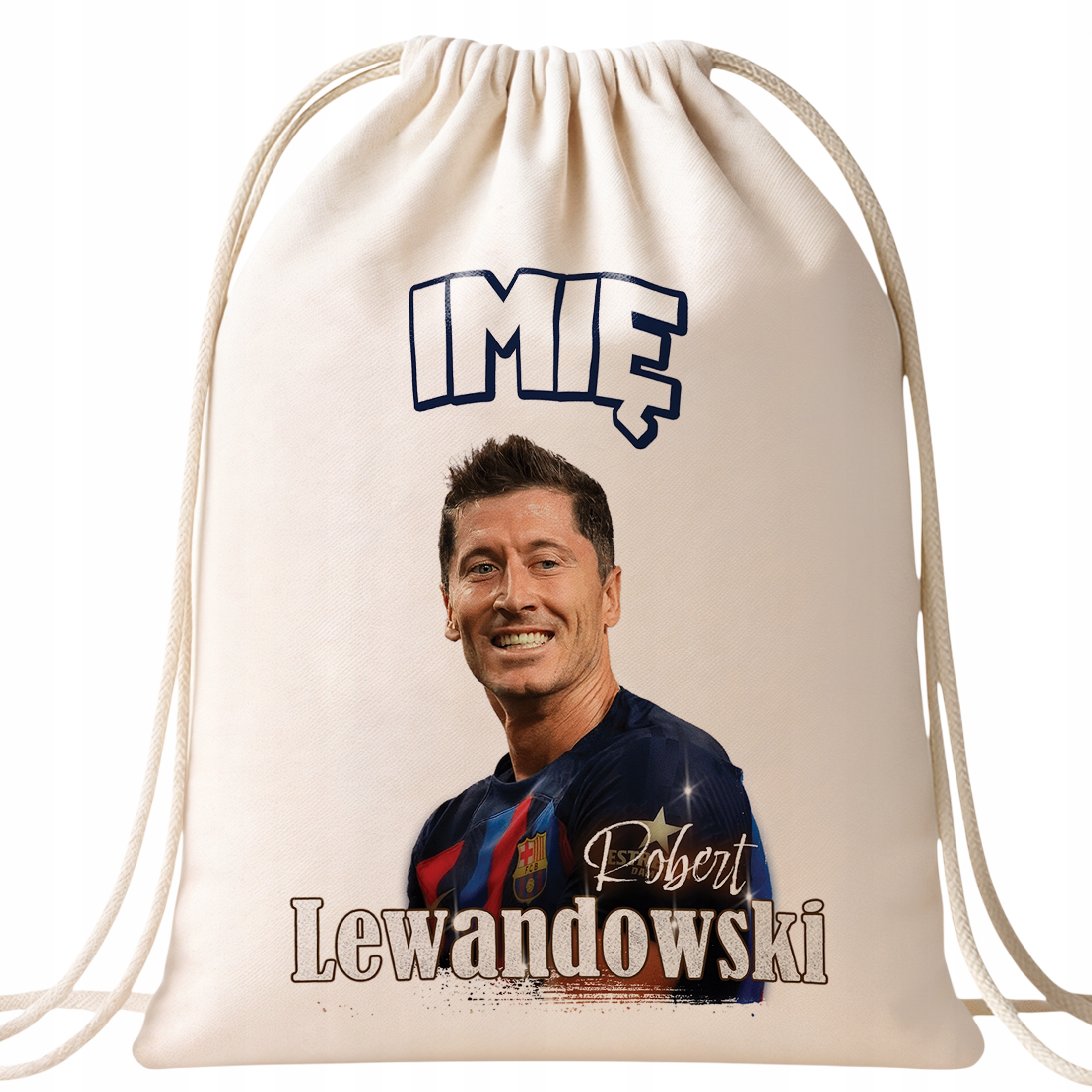 Zestaw personalizowany Kubek + Plecak Robert Lewandowski FC Barcelona