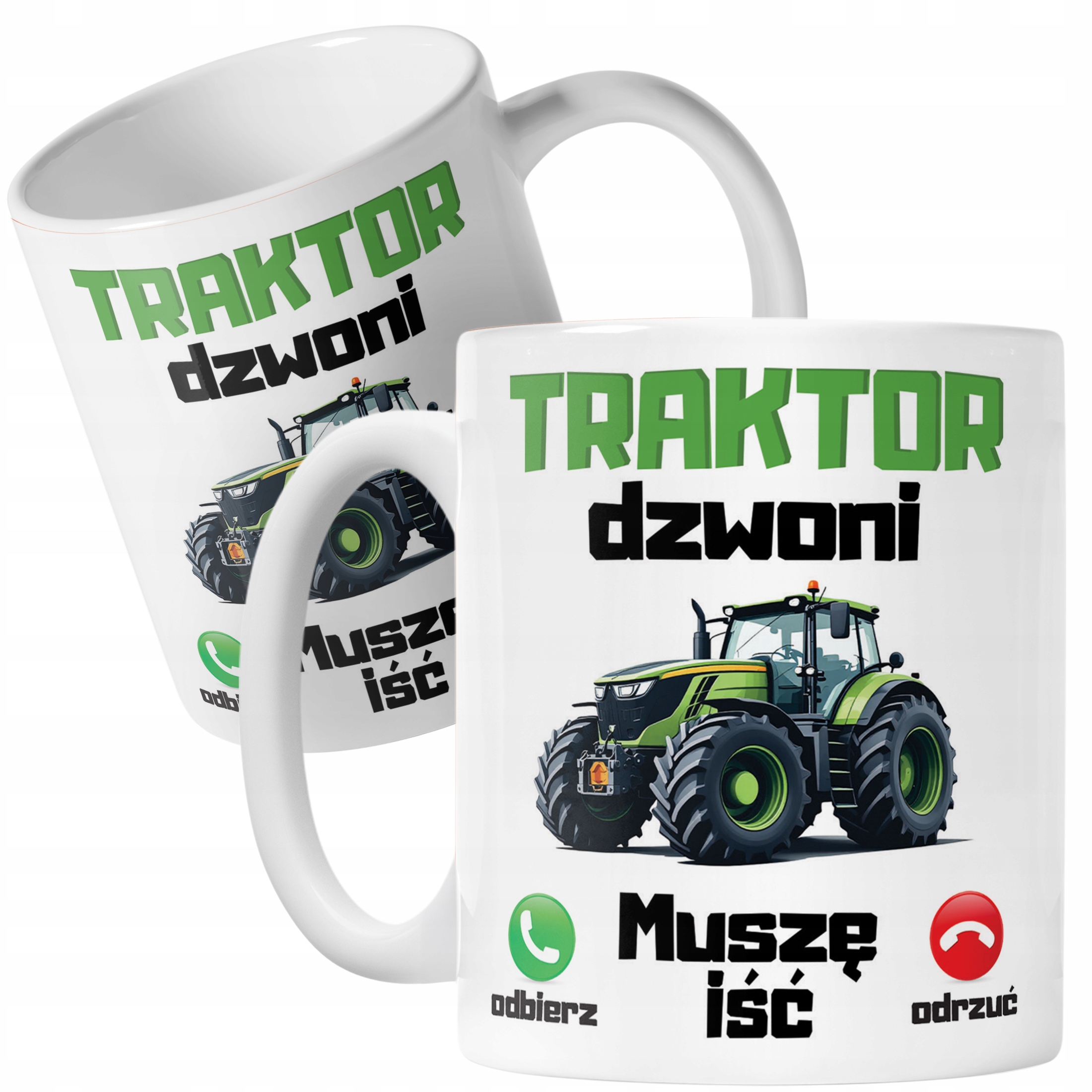 Kubek ceramiczny Rolnik Dla Rolnika Traktor Zabawny Prezent Upominek