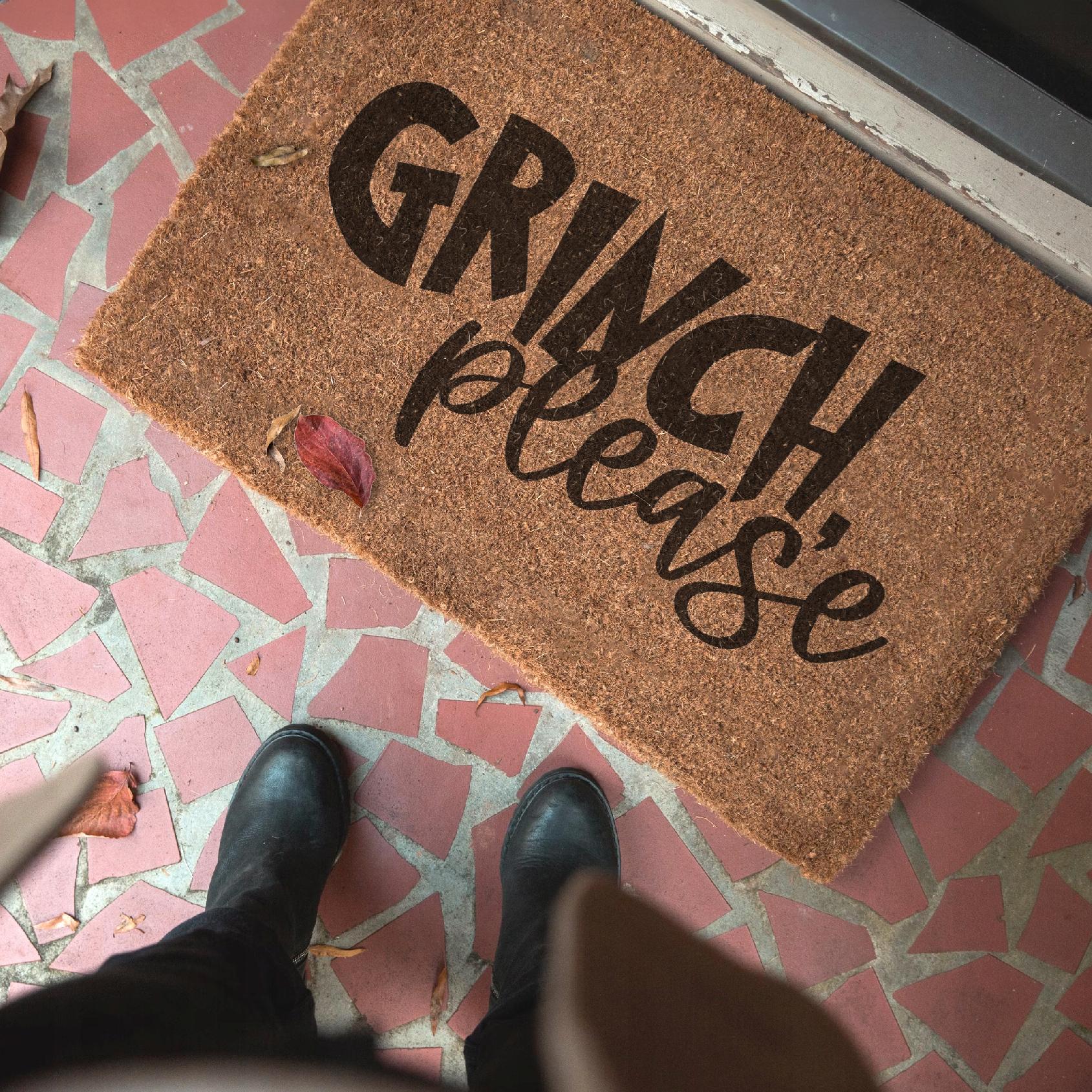 Wycieraczka GRINCH CHRISTMAS Święta Film Prezent Świąteczna kokosowa 60×40