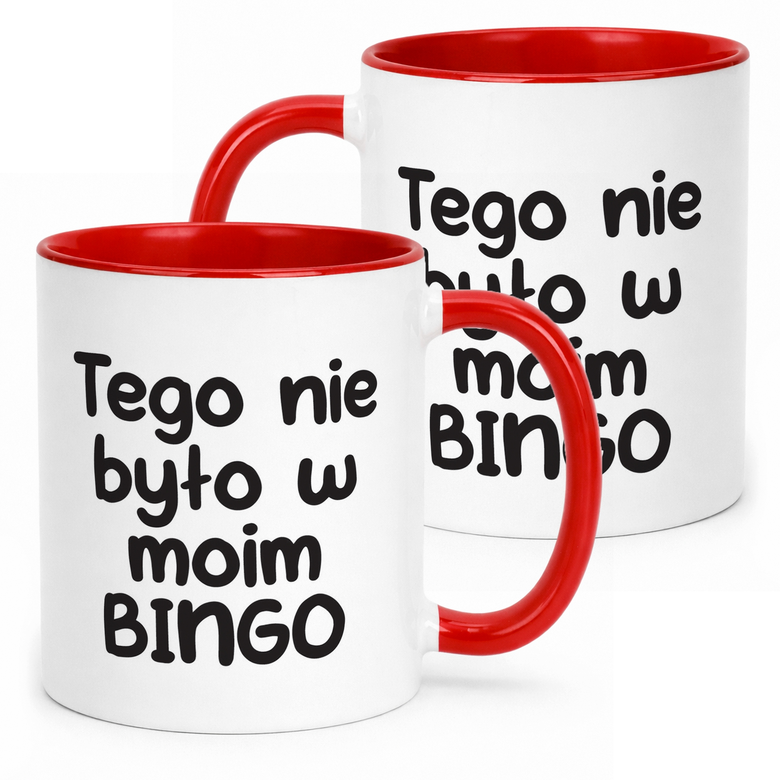 Kubek Czerwony Tego Nie Było W Moim Bingo Śmieszny Zabawny Prezent
