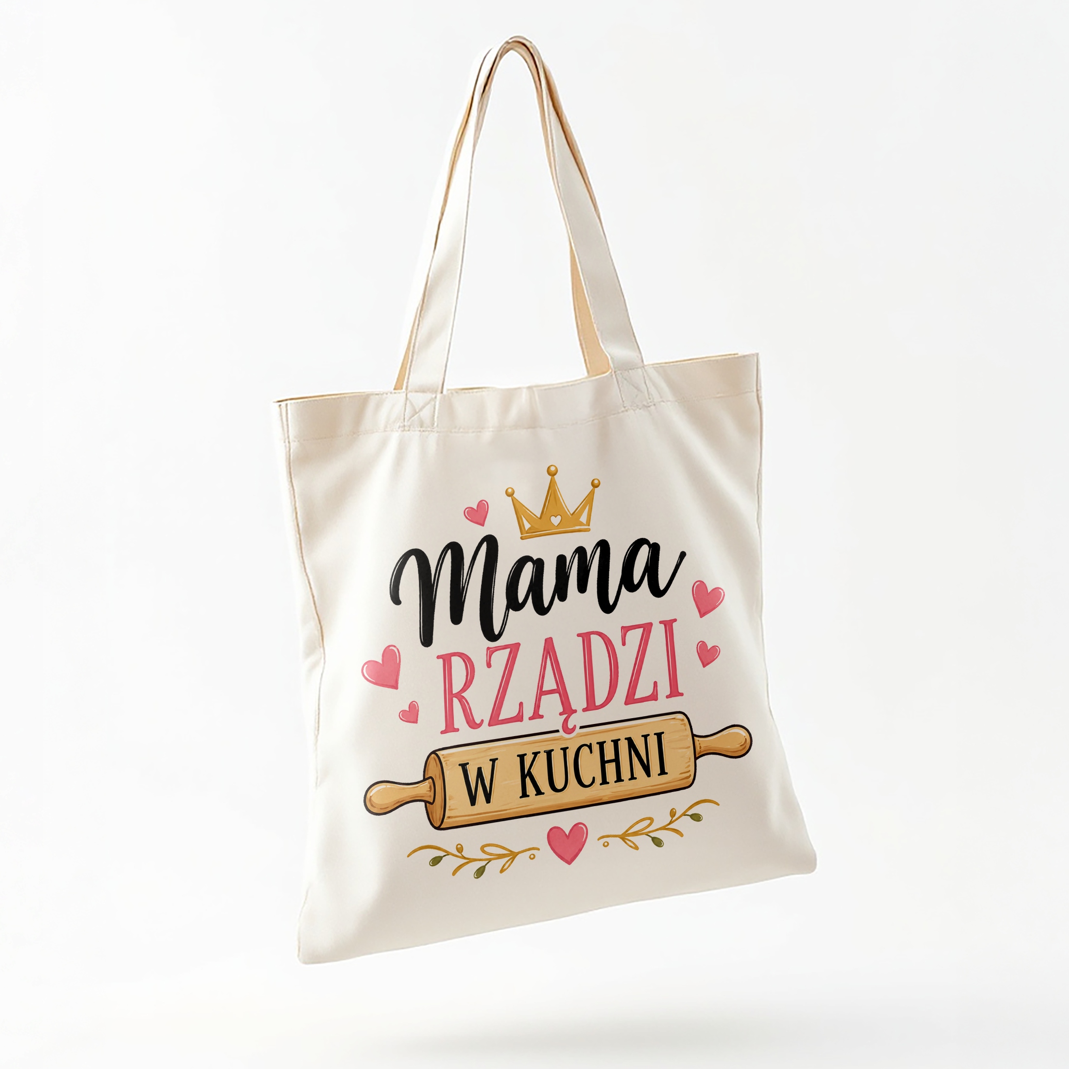 Torba bawełniana prezent dla mamy na Dzień Matki torba na zakupy