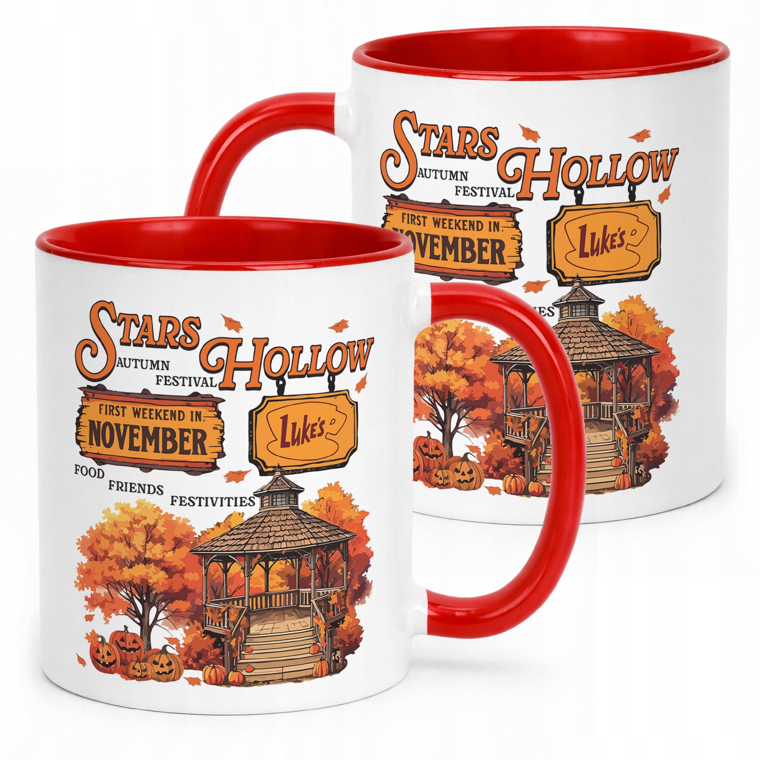 Kubek Czerwony Gilmore Girls Dla Fanów Serialu Stars Hollow