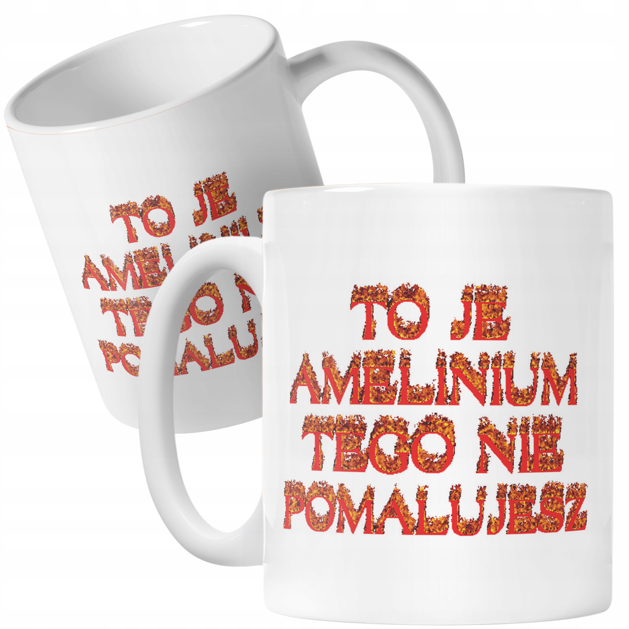 Kubek ceramiczny To Je Amelinium Śmieszne Memy Zabawne Prezent