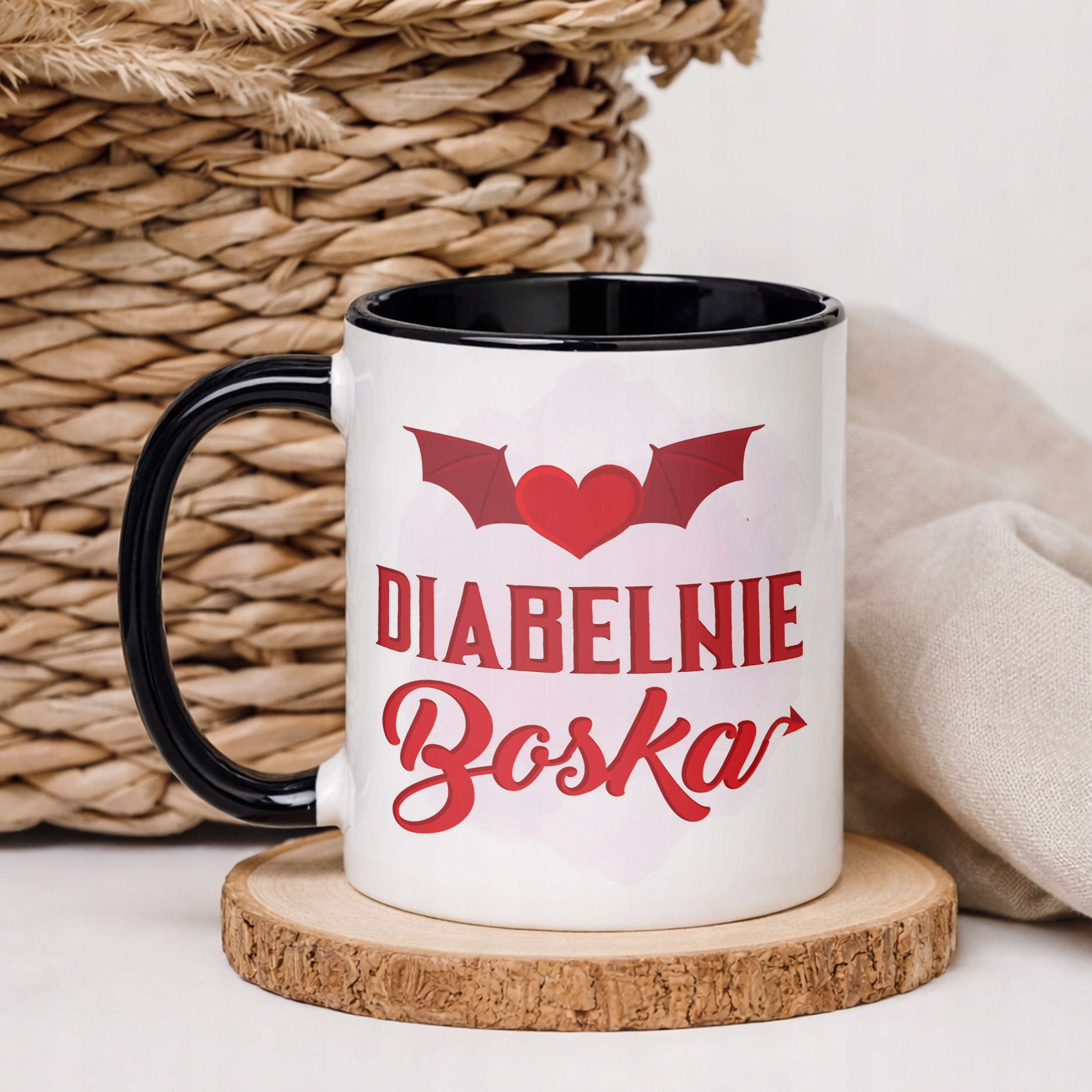 Kubek Czarny Dzień Kobiet Dla Kobiety Dziewczyny Prezent Upominek