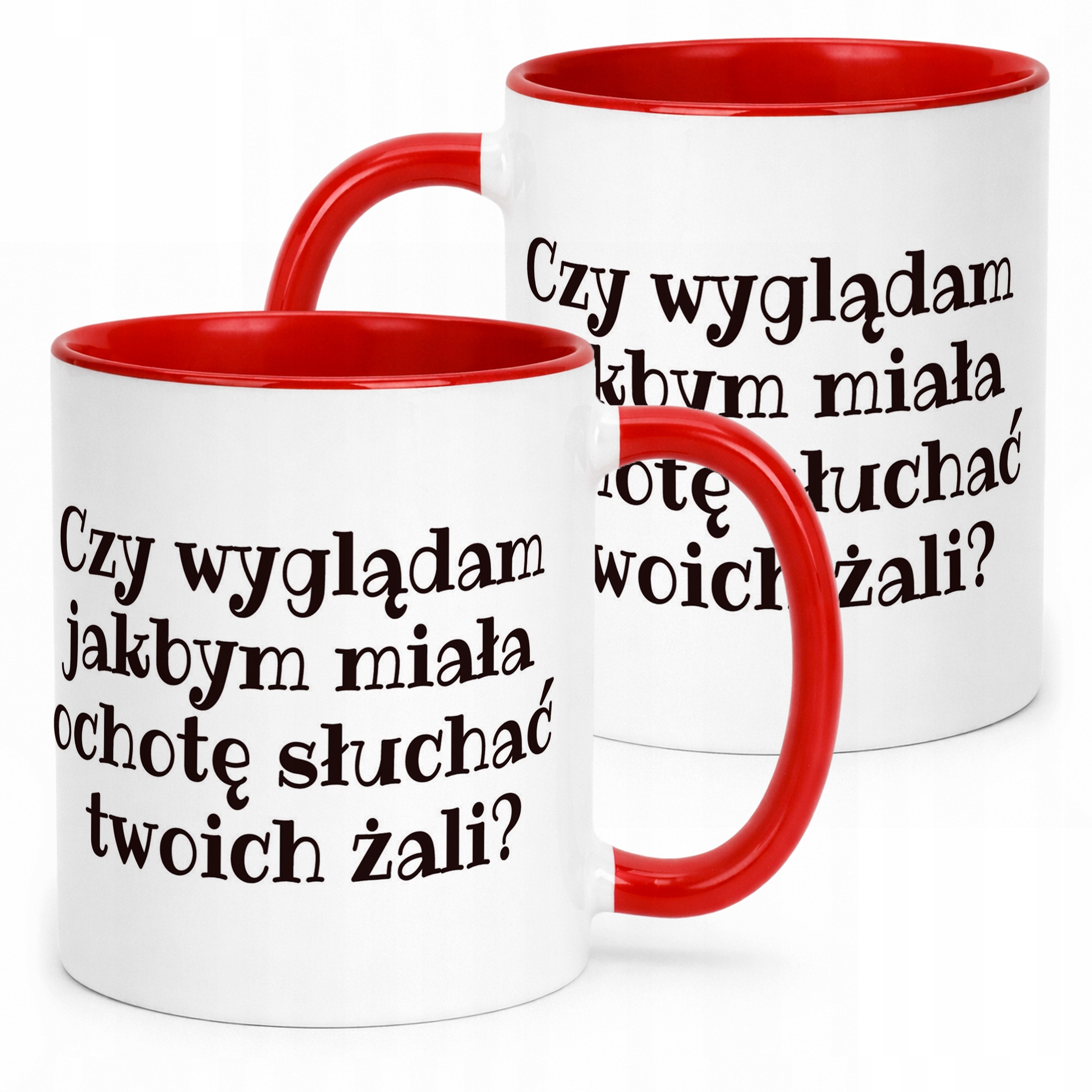 Kubek ceramiczny Czy Wyglądam Jakbym Śmieszny Zabawny Prezent