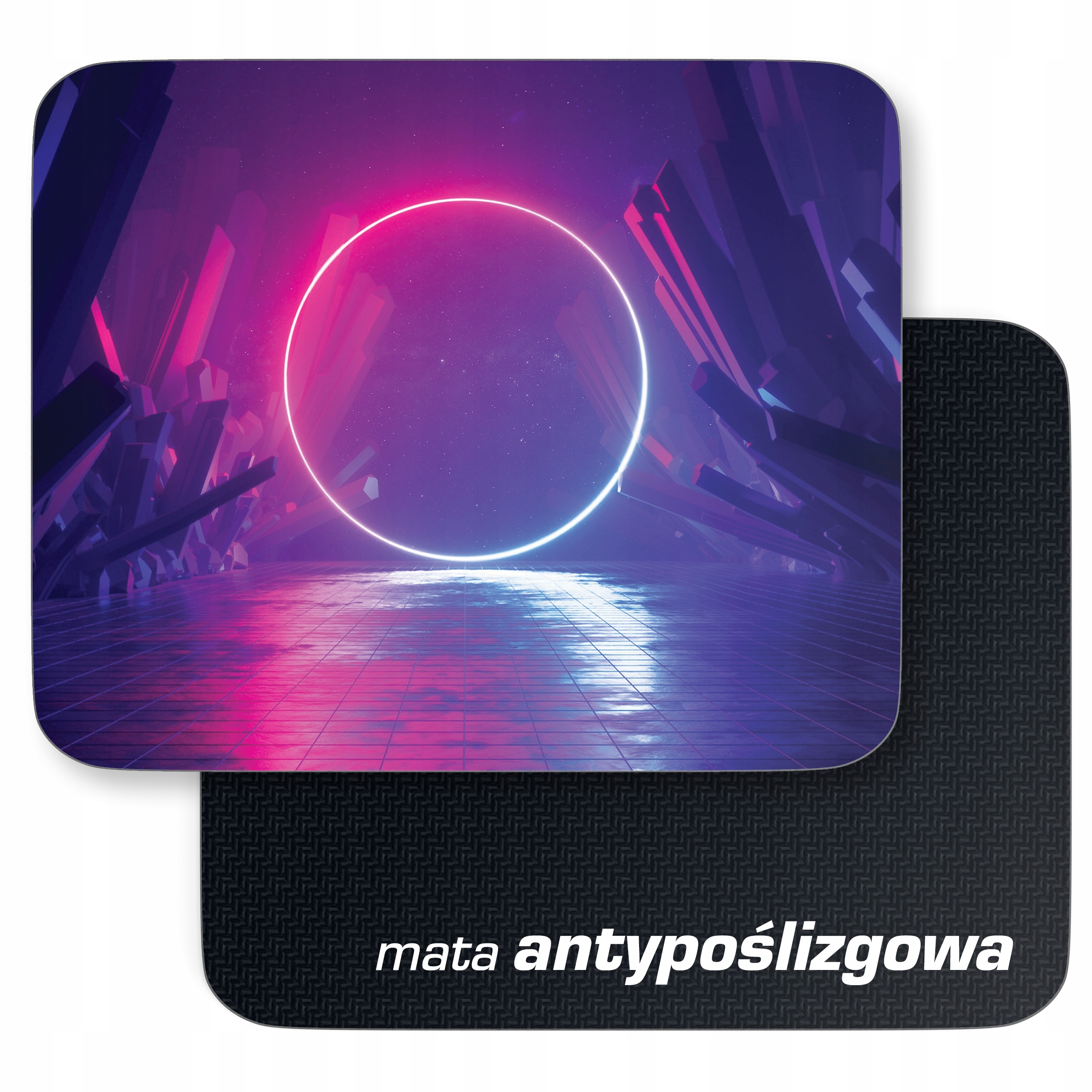 Podkładka pod mysz 22×18 cm Pierścień Kolorowa Ring dla gracza