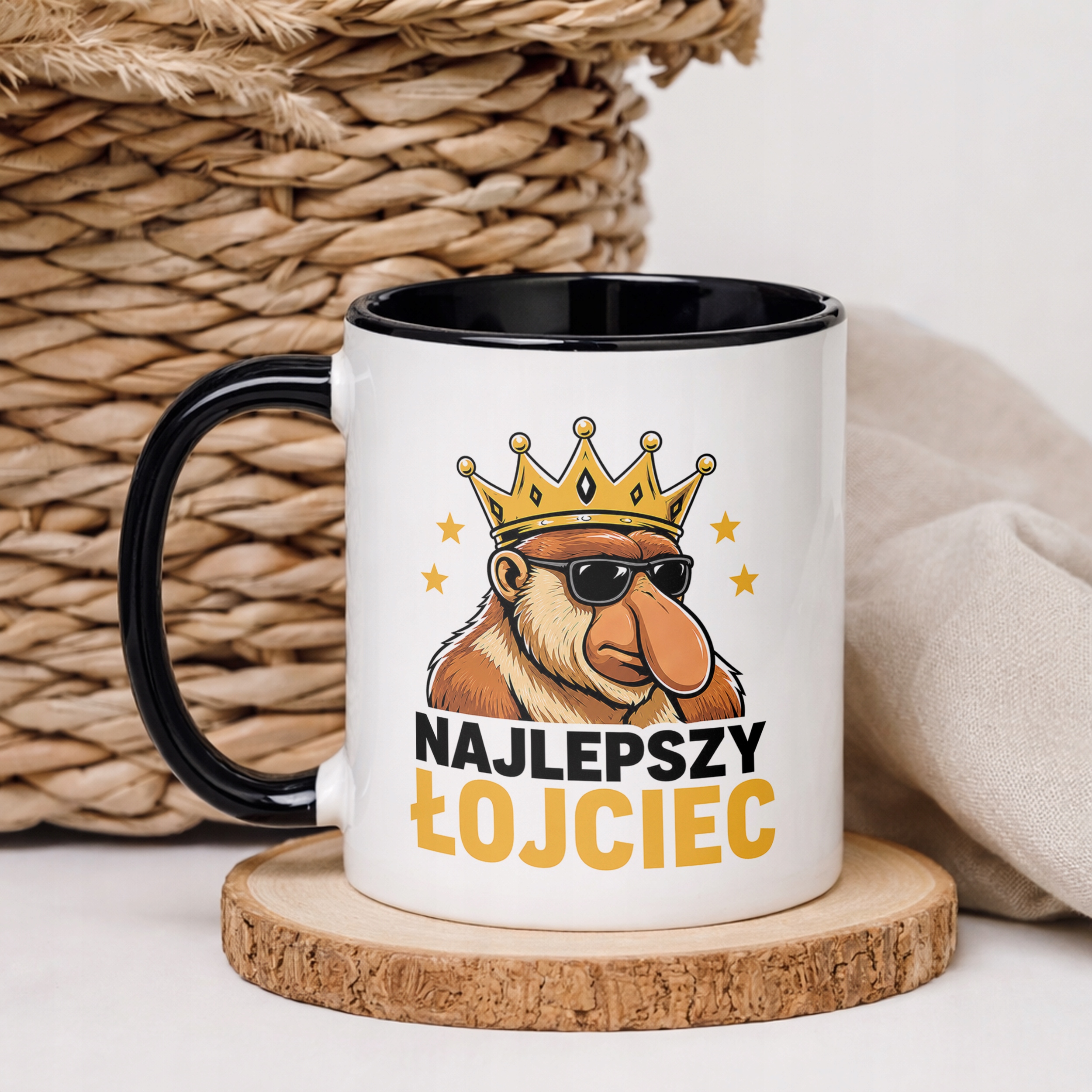 Kubek Czarny Dzień Ojca prezent dla taty miły upominek