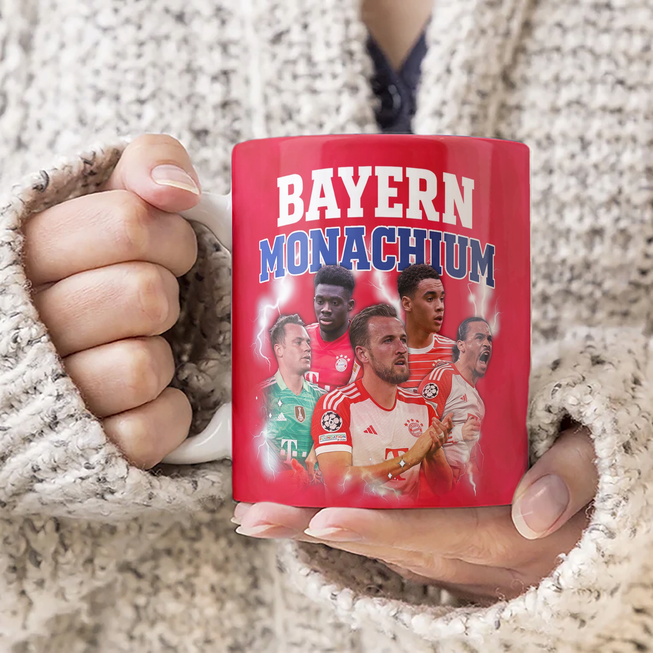 Kubek ceramiczny Bayern Monachium Kane Musiala Davies