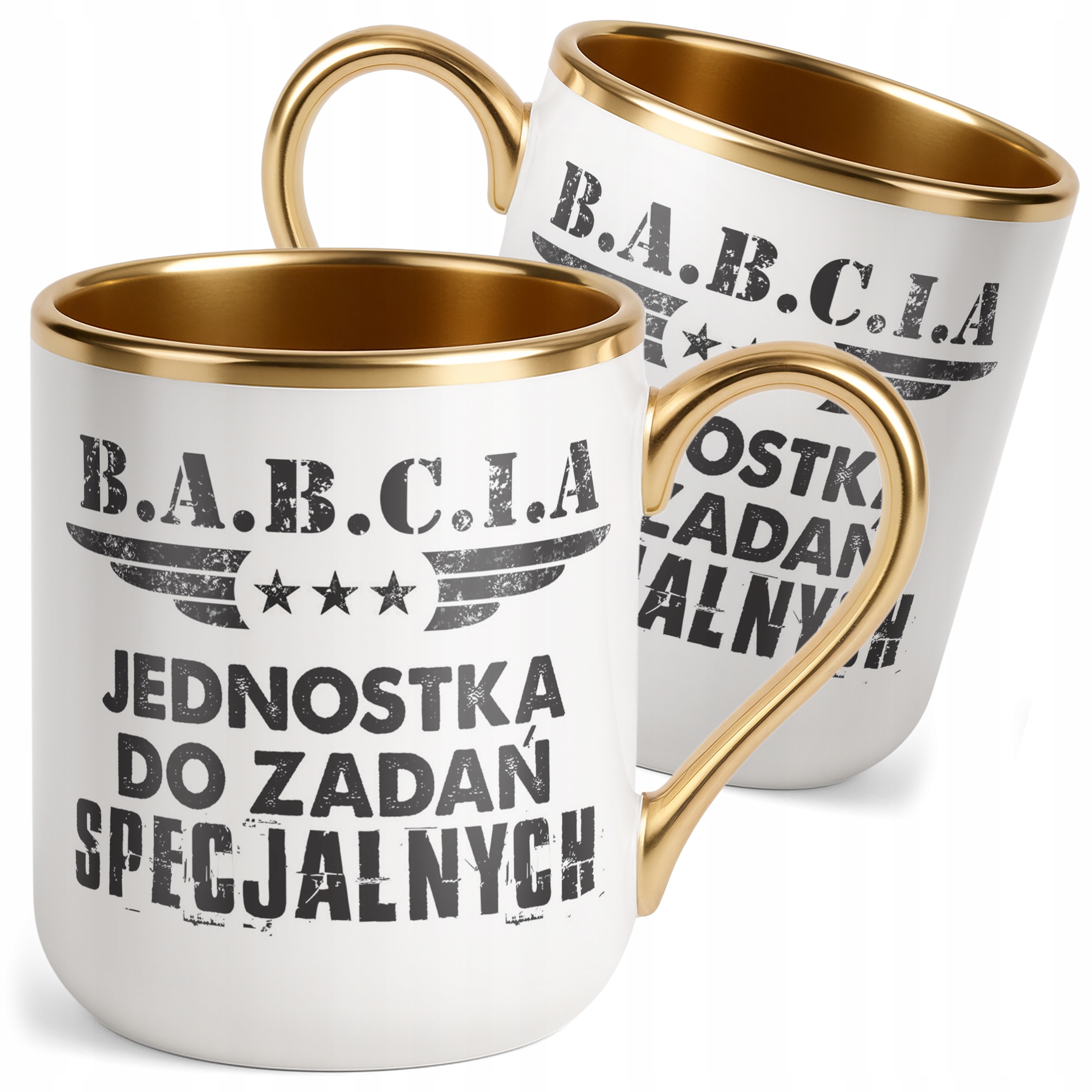 Kubek Premium Złoty Dzień Babci Dla Babci Prezent Upominek