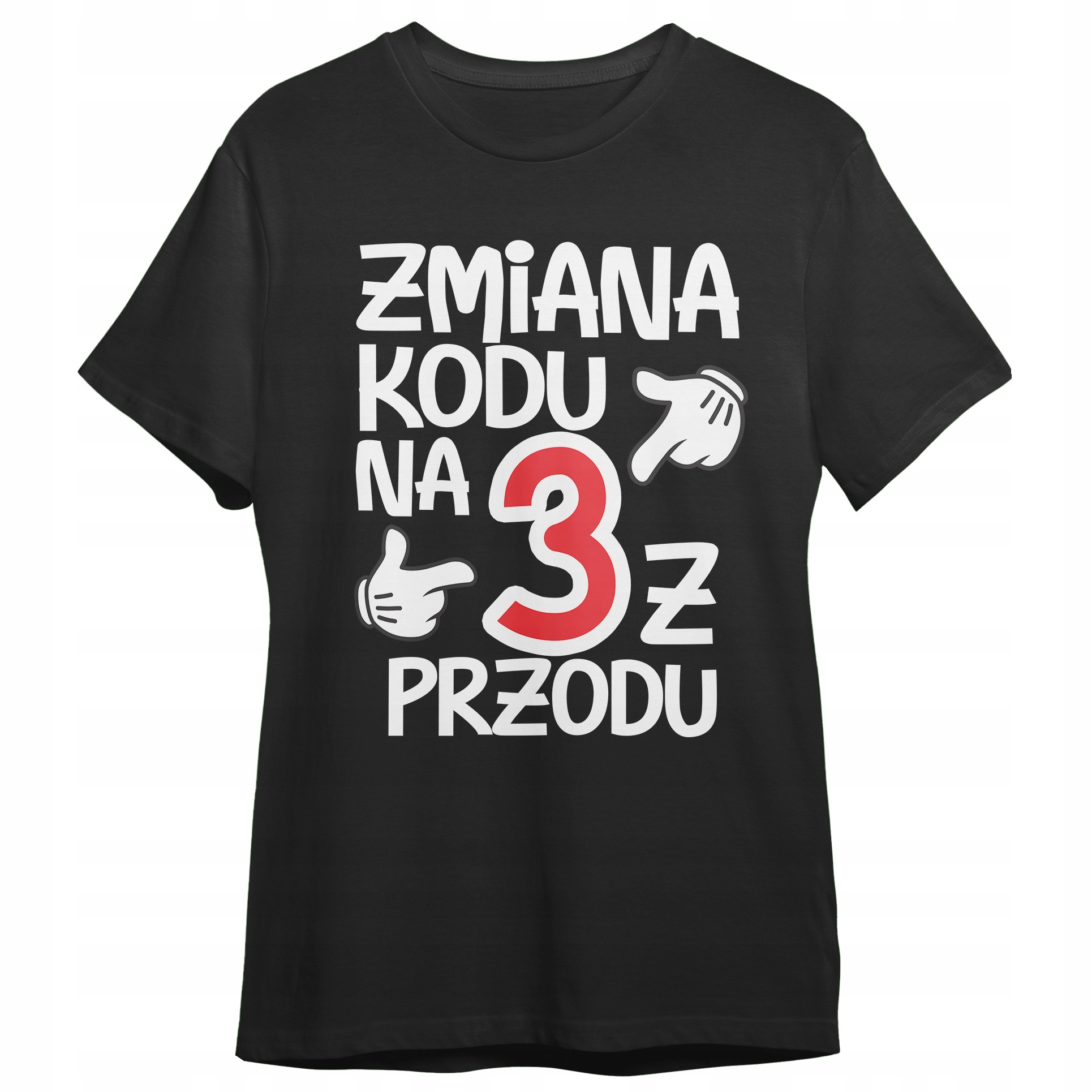 Koszulka damska czarna Zmiana Kodu Na 30 Urodziny Prezent Upominek